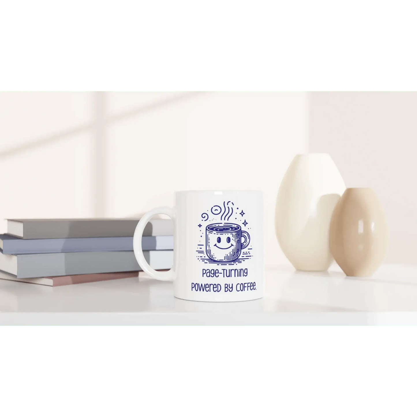 White 11oz Ceramic Mug - Mood In A Mug