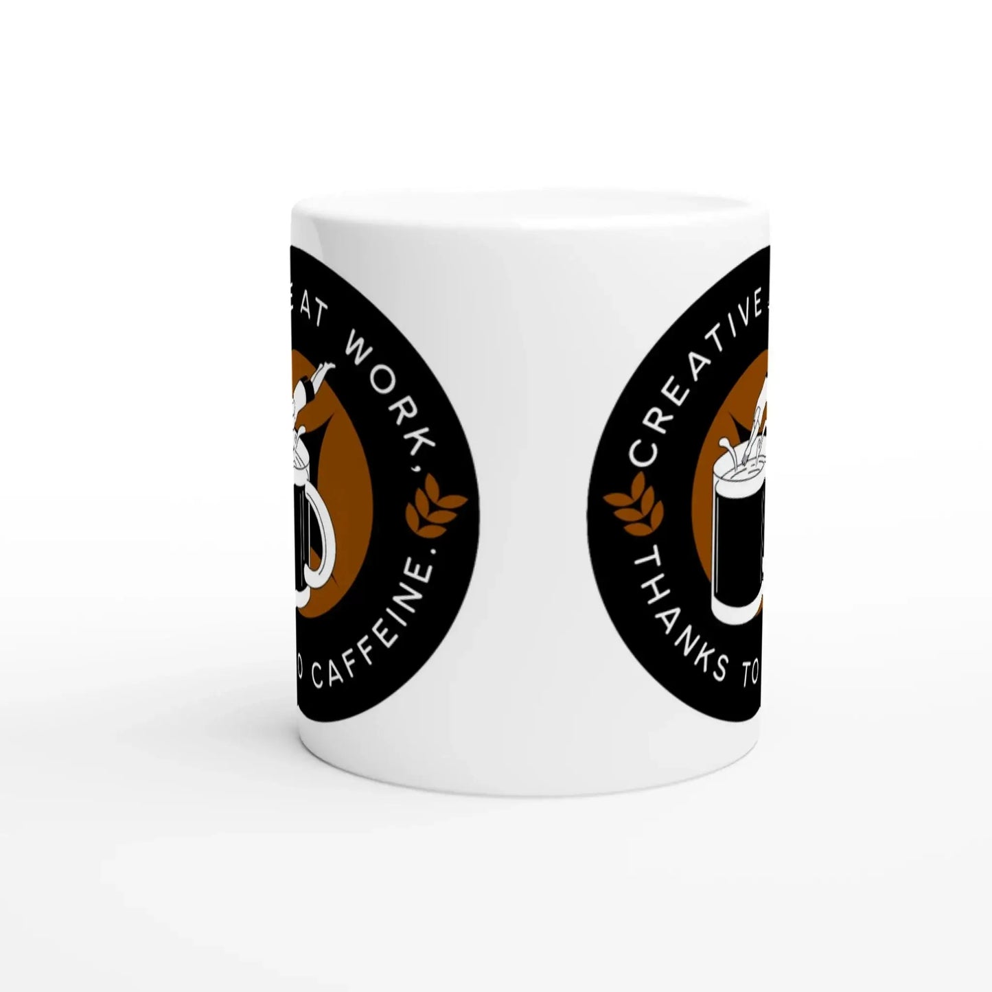 White 11oz Ceramic Mug - Mood In A Mug