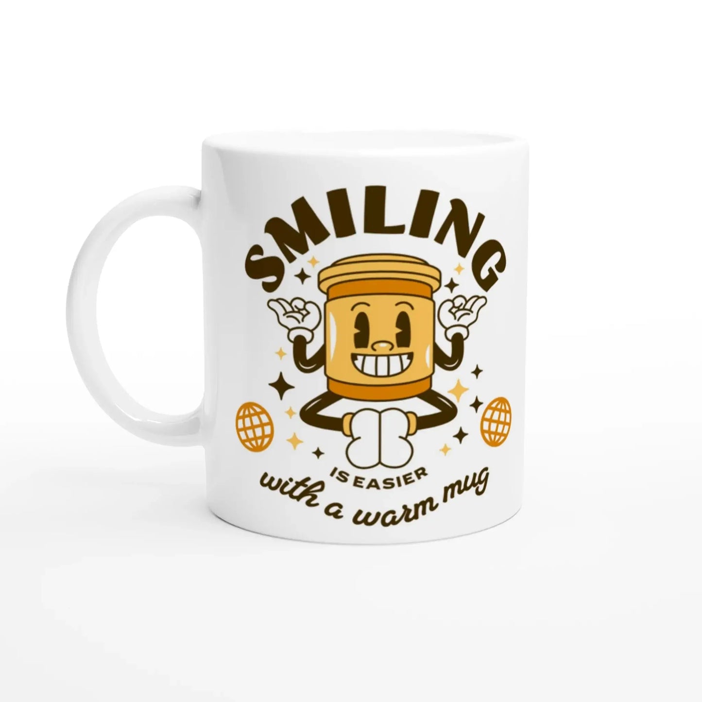 White 11oz Ceramic Mug - Mood In A Mug