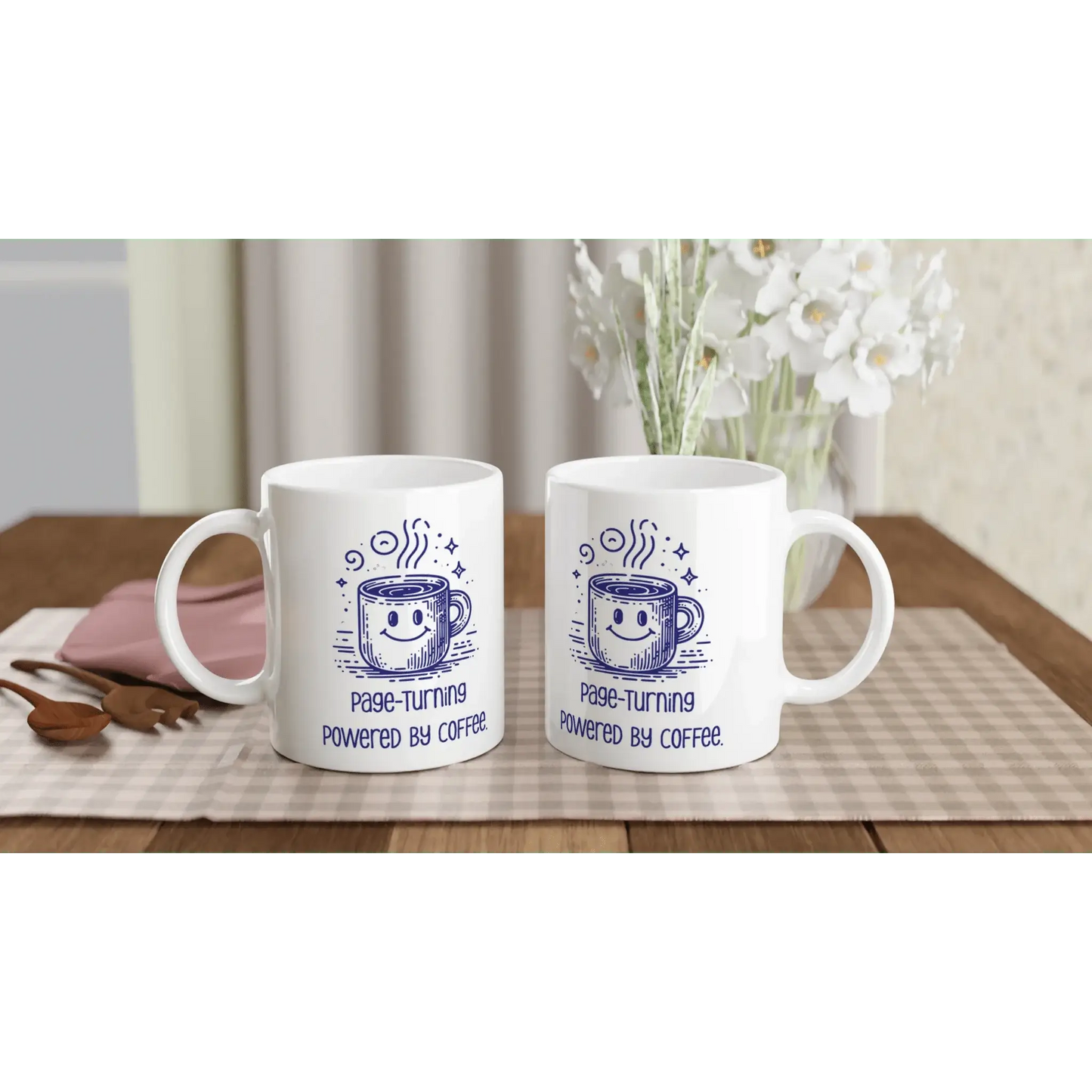 White 11oz Ceramic Mug - Mood In A Mug