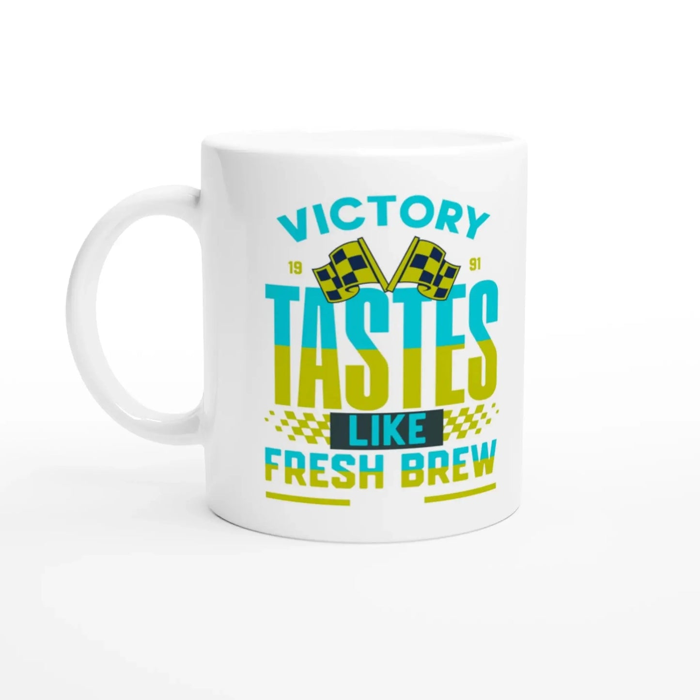 White 11oz Ceramic Mug - Mood In A Mug
