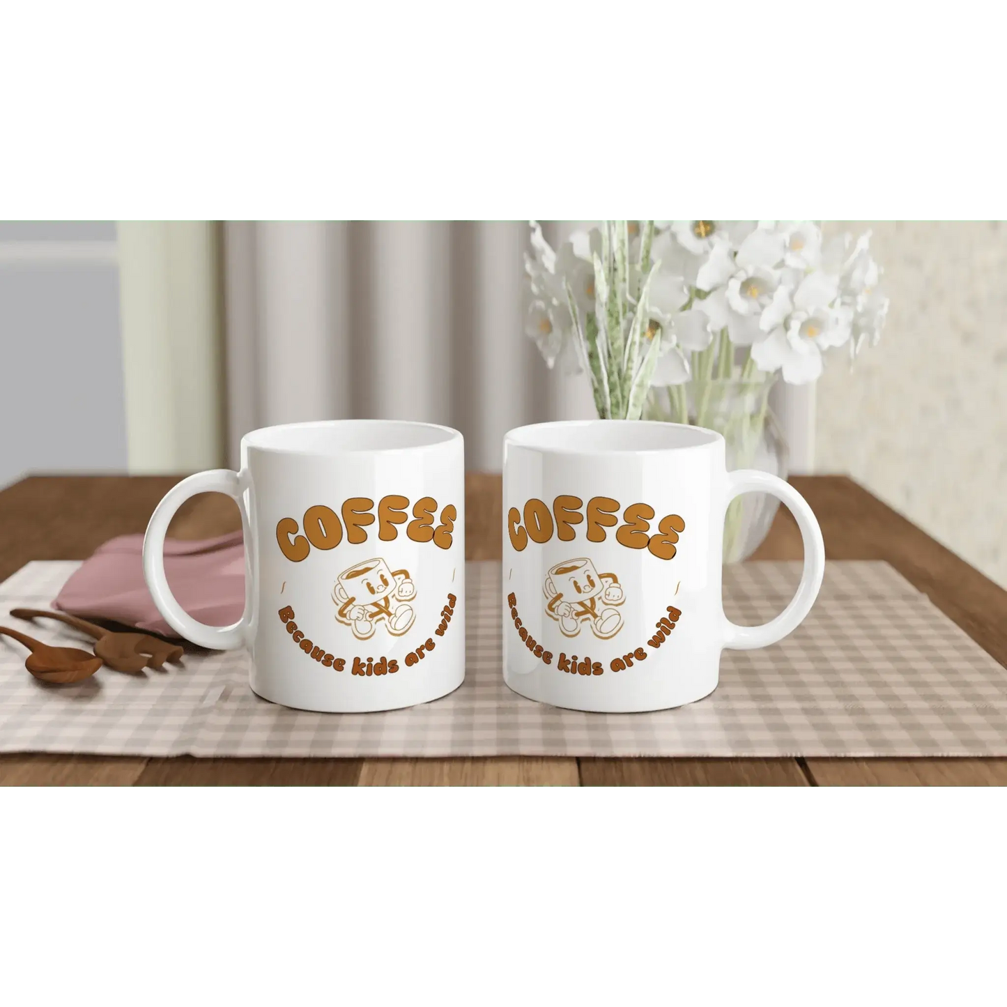 White 11oz Ceramic Mug - Mood In A Mug