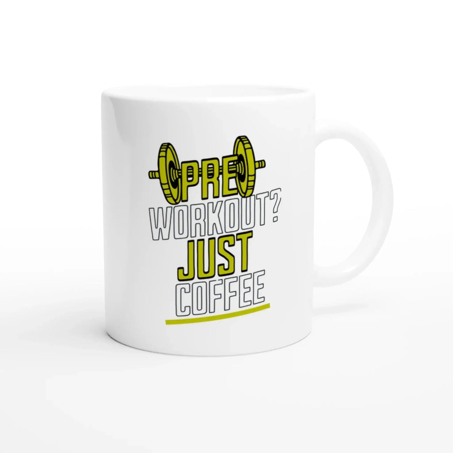 White 11oz Ceramic Mug - Mood In A Mug