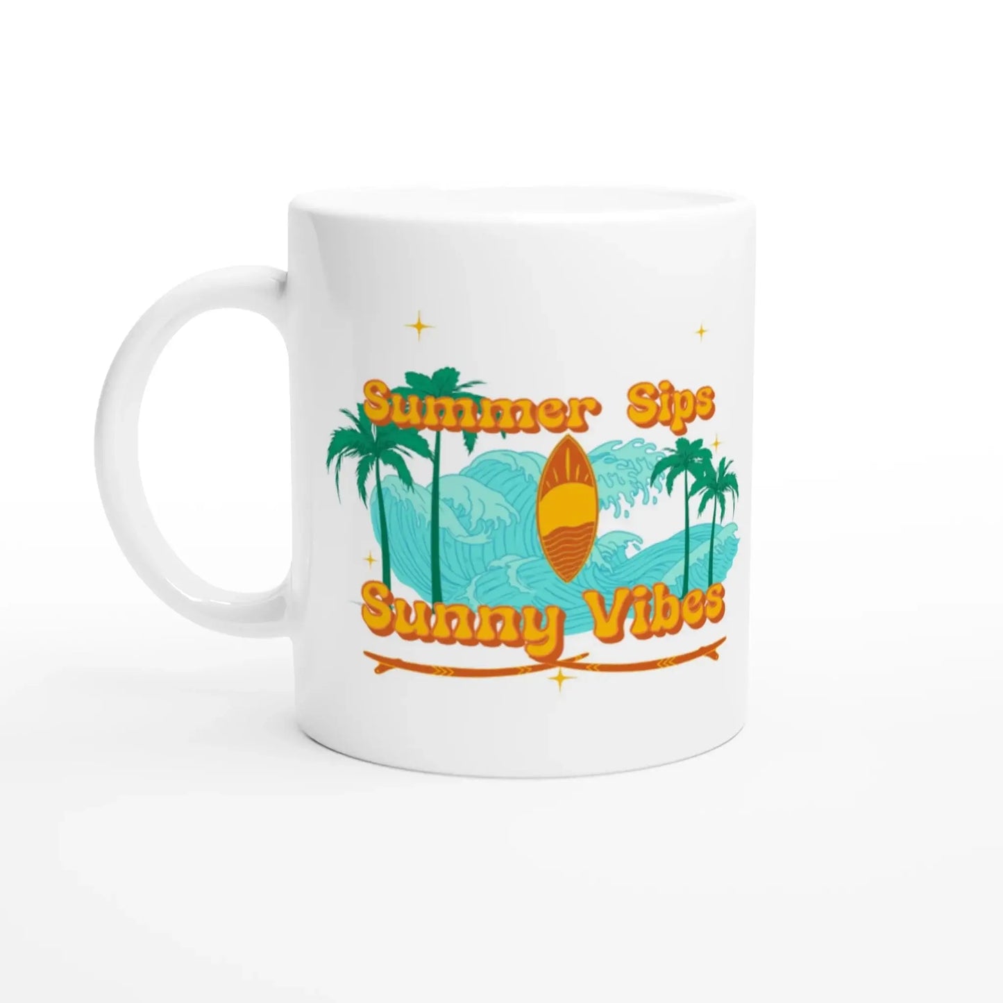 White 11oz Ceramic Mug - Mood In A Mug