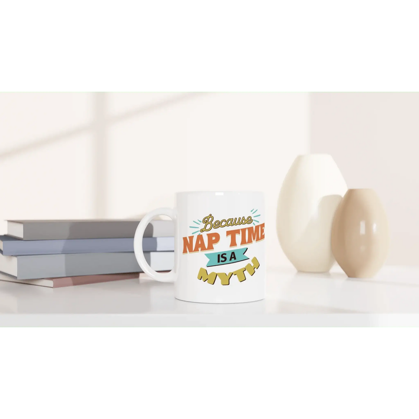 White 11oz Ceramic Mug - Mood In A Mug