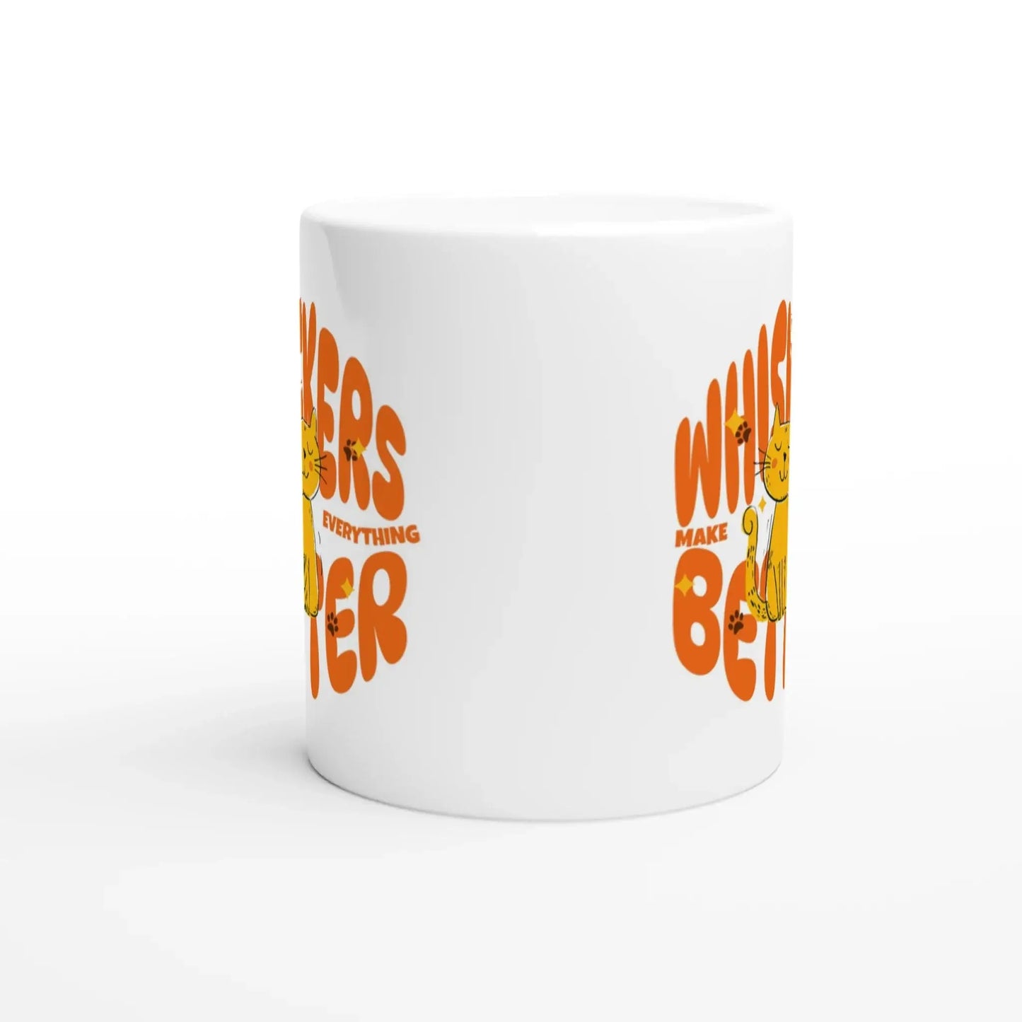 White 11oz Ceramic Mug - Mood In A Mug