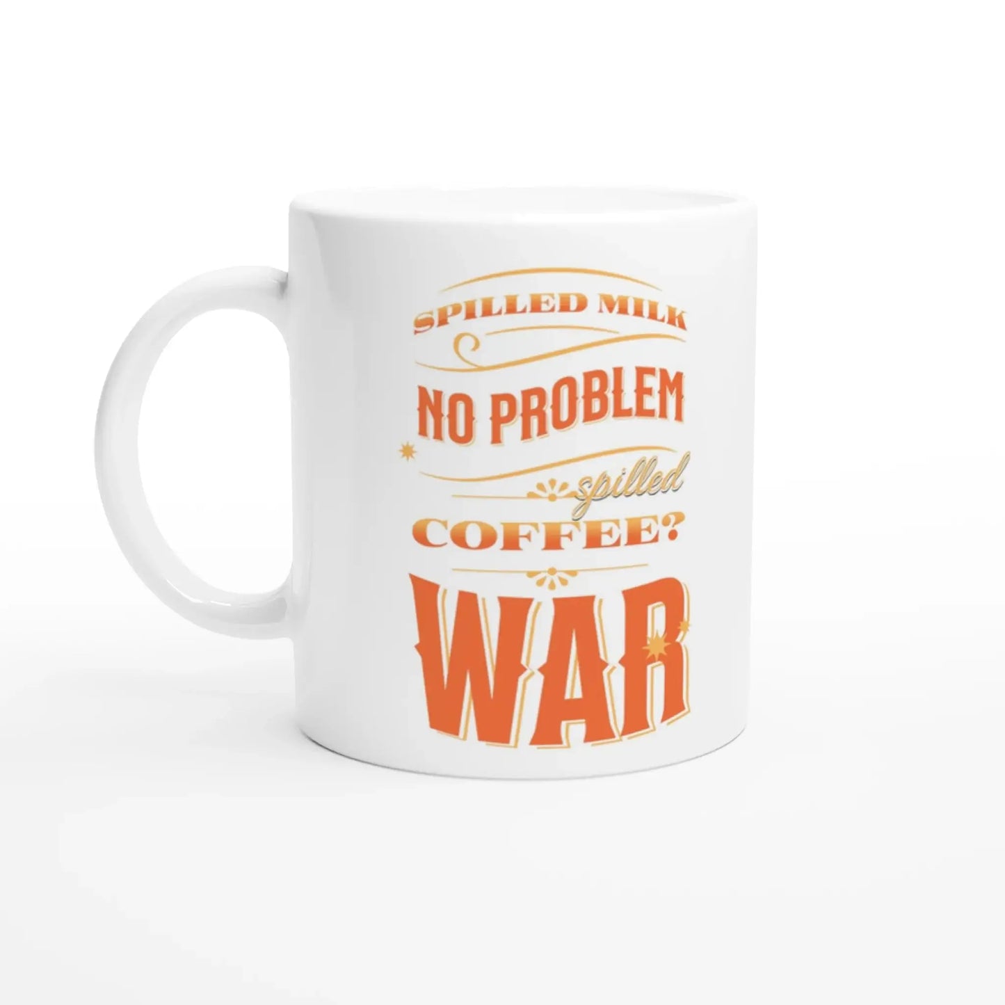 White 11oz Ceramic Mug - Mood In A Mug