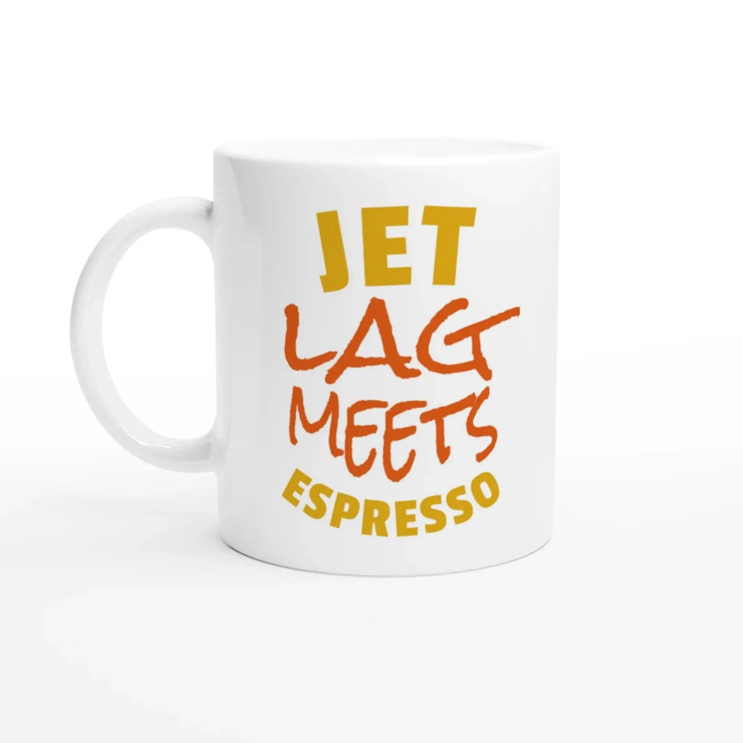White 11oz Ceramic Mug - Mood In A Mug