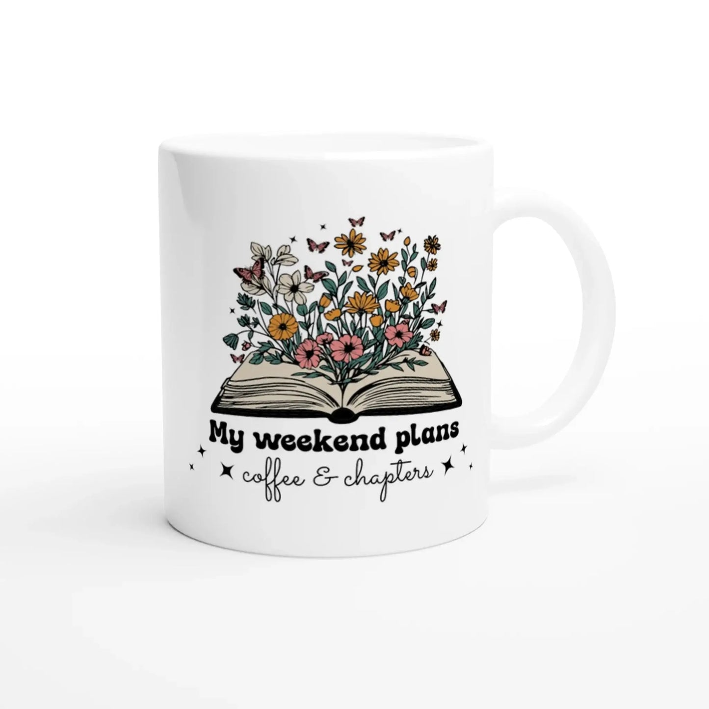 White 11oz Ceramic Mug - Mood In A Mug