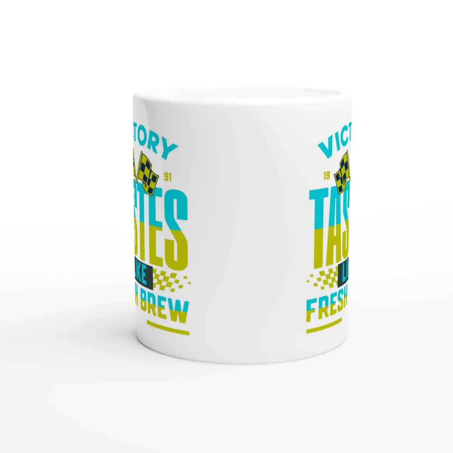 White 11oz Ceramic Mug - Mood In A Mug