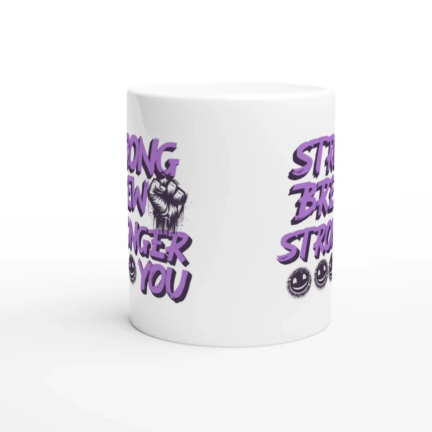 White 11oz Ceramic Mug - Mood In A Mug