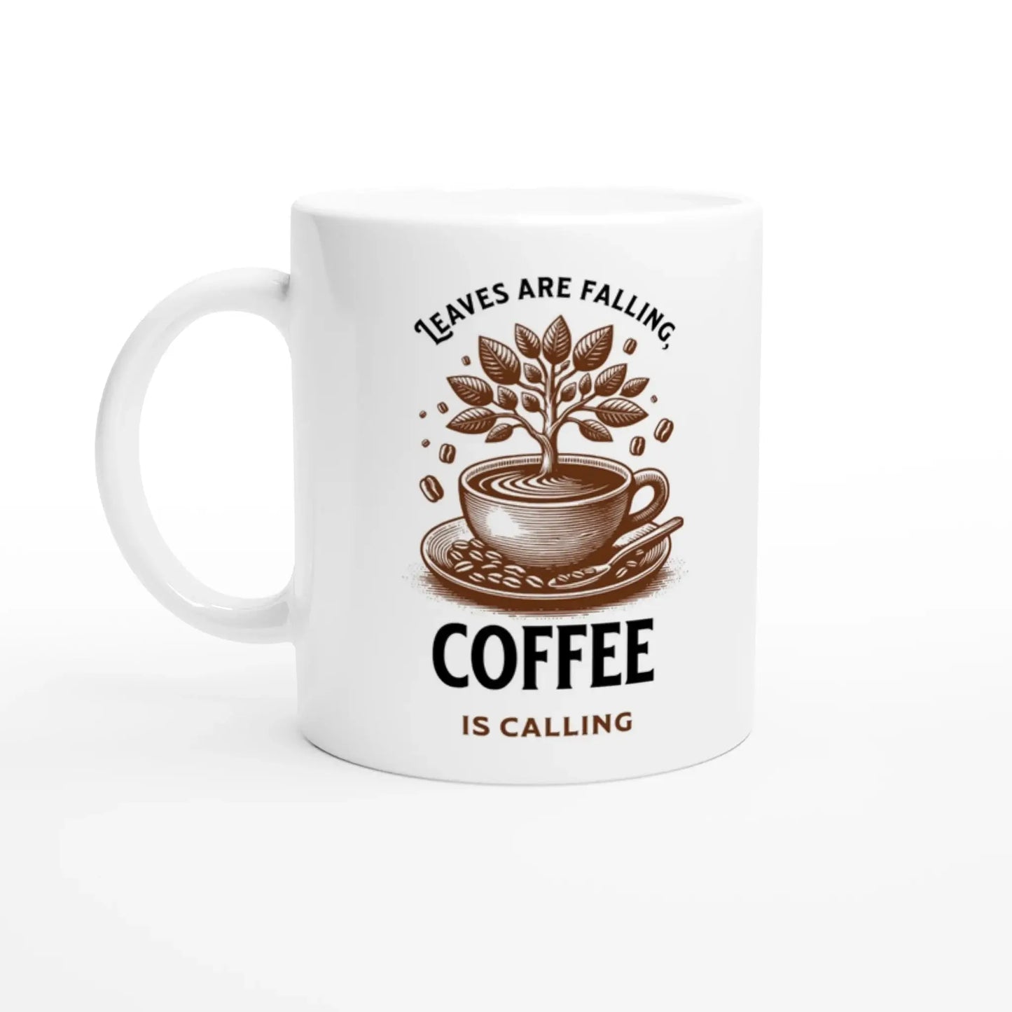 White 11oz Ceramic Mug - Mood In A Mug