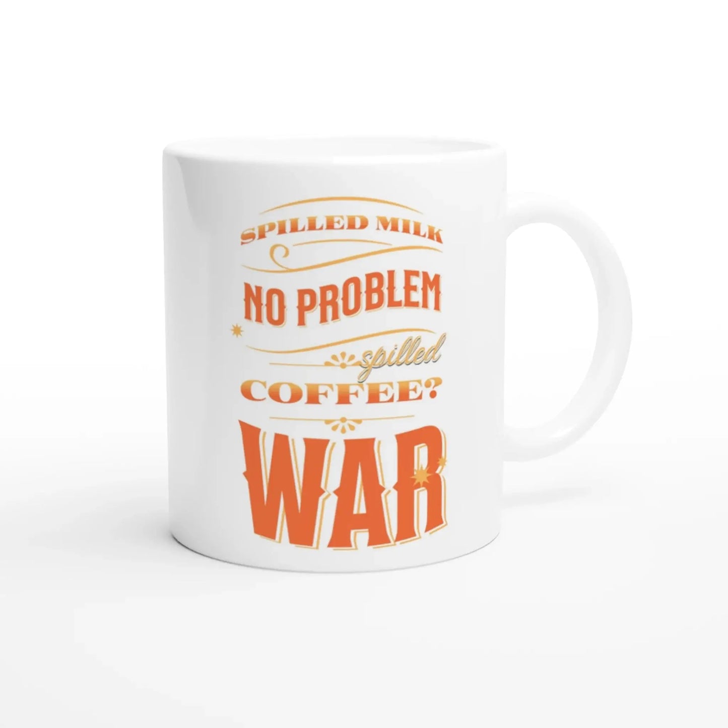 White 11oz Ceramic Mug - Mood In A Mug