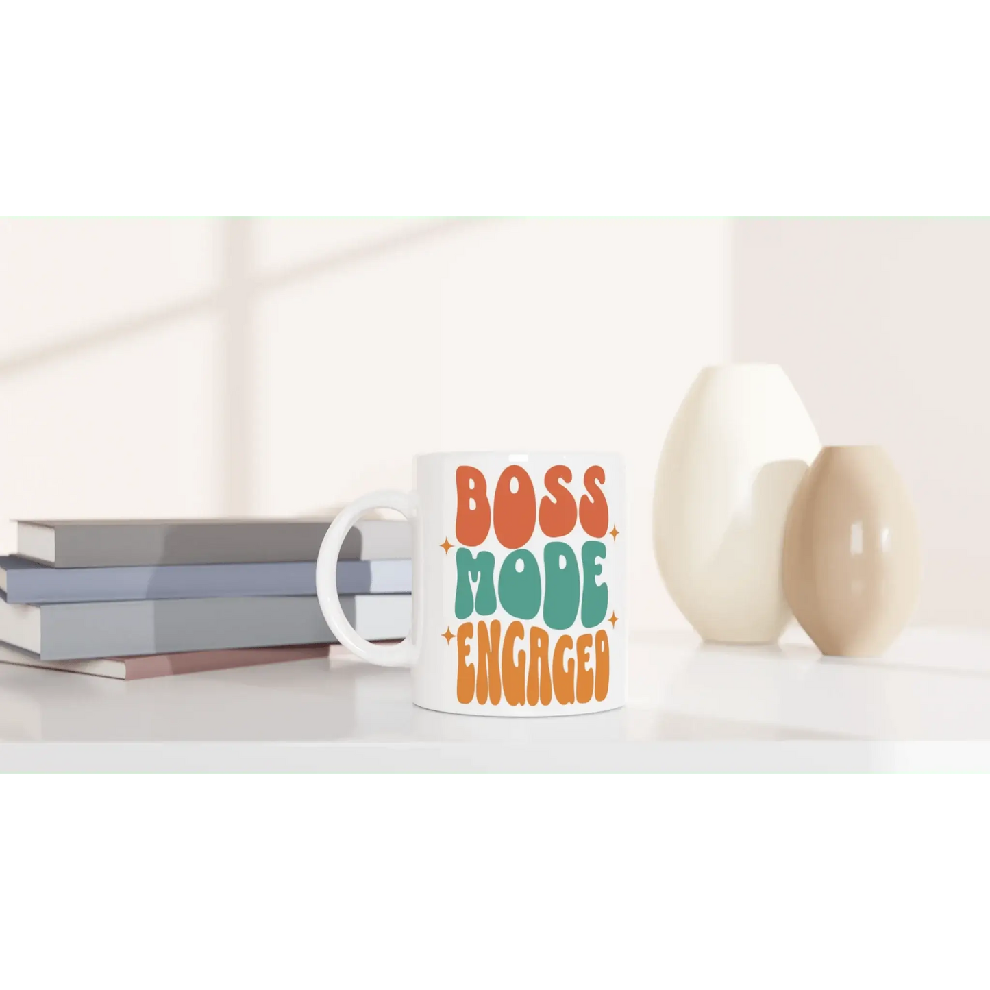 White 11oz Ceramic Mug - Mood In A Mug