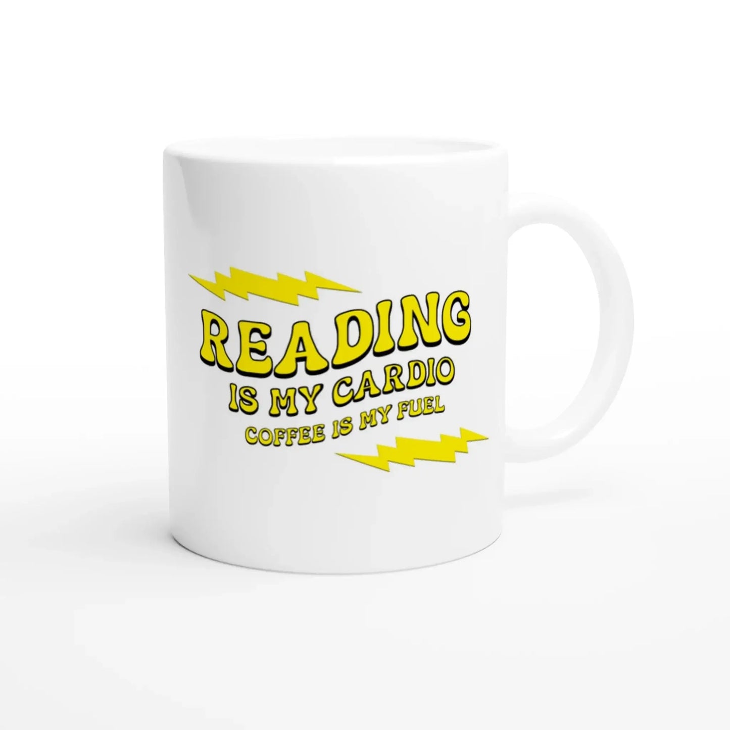 White 11oz Ceramic Mug - Mood In A Mug