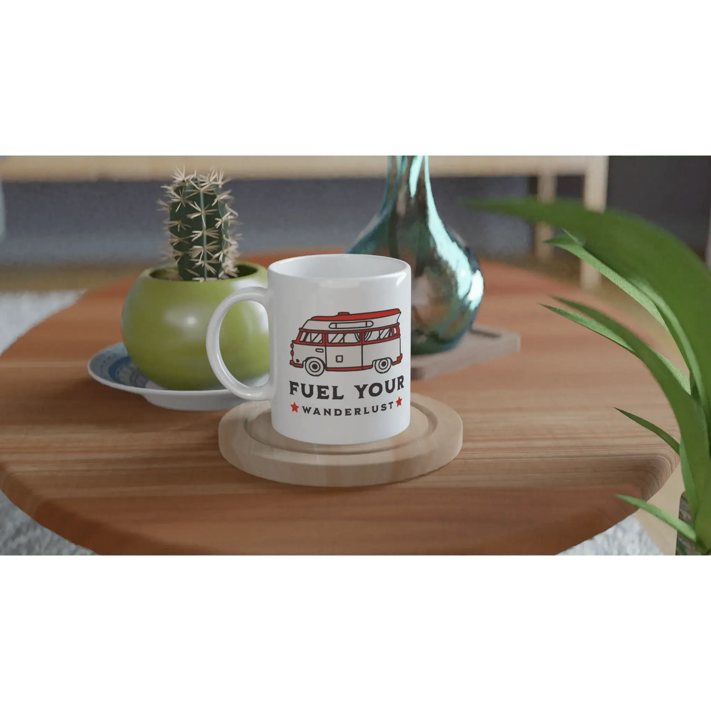 White 11oz Ceramic Mug - Mood In A Mug