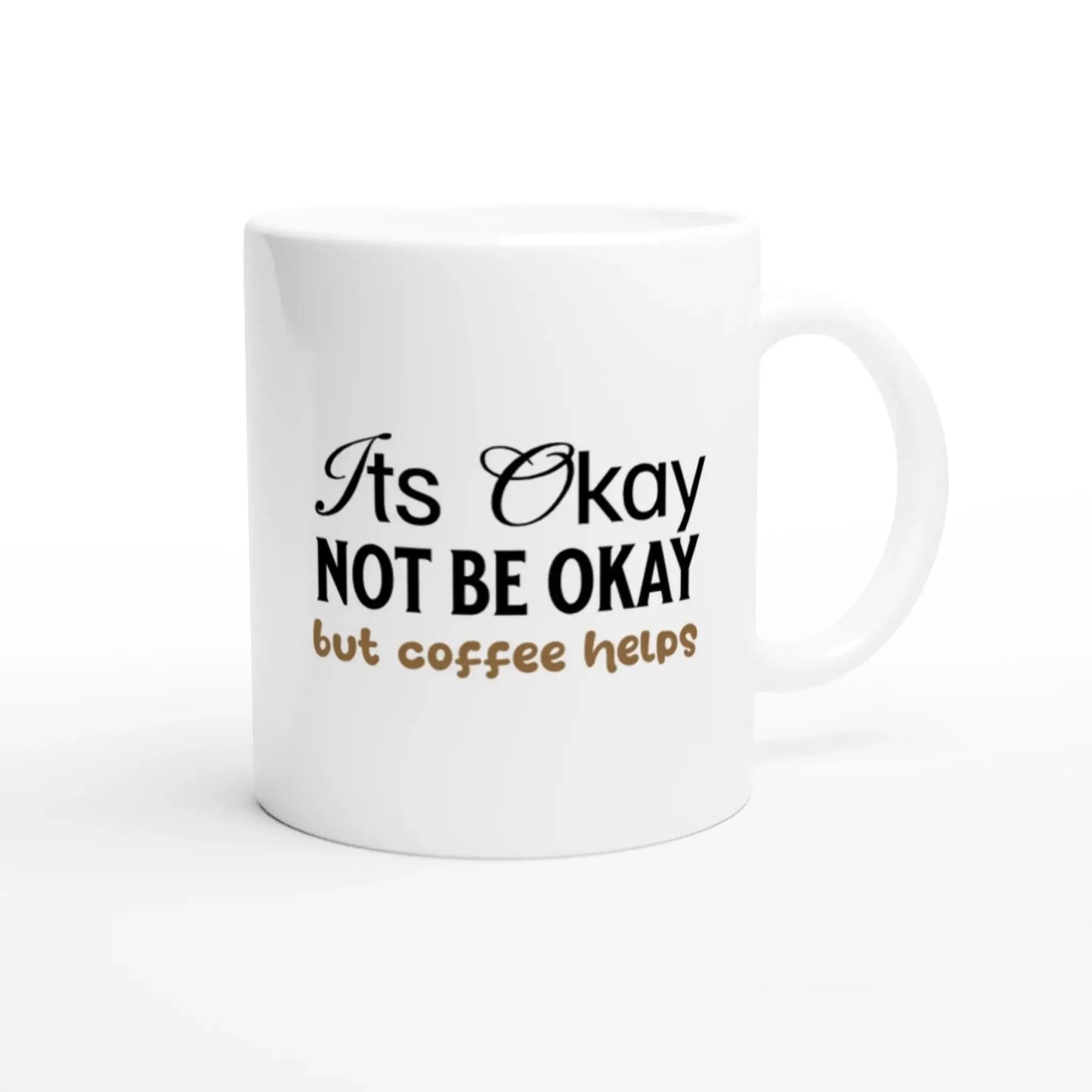 White 11oz Ceramic Mug - Mood In A Mug