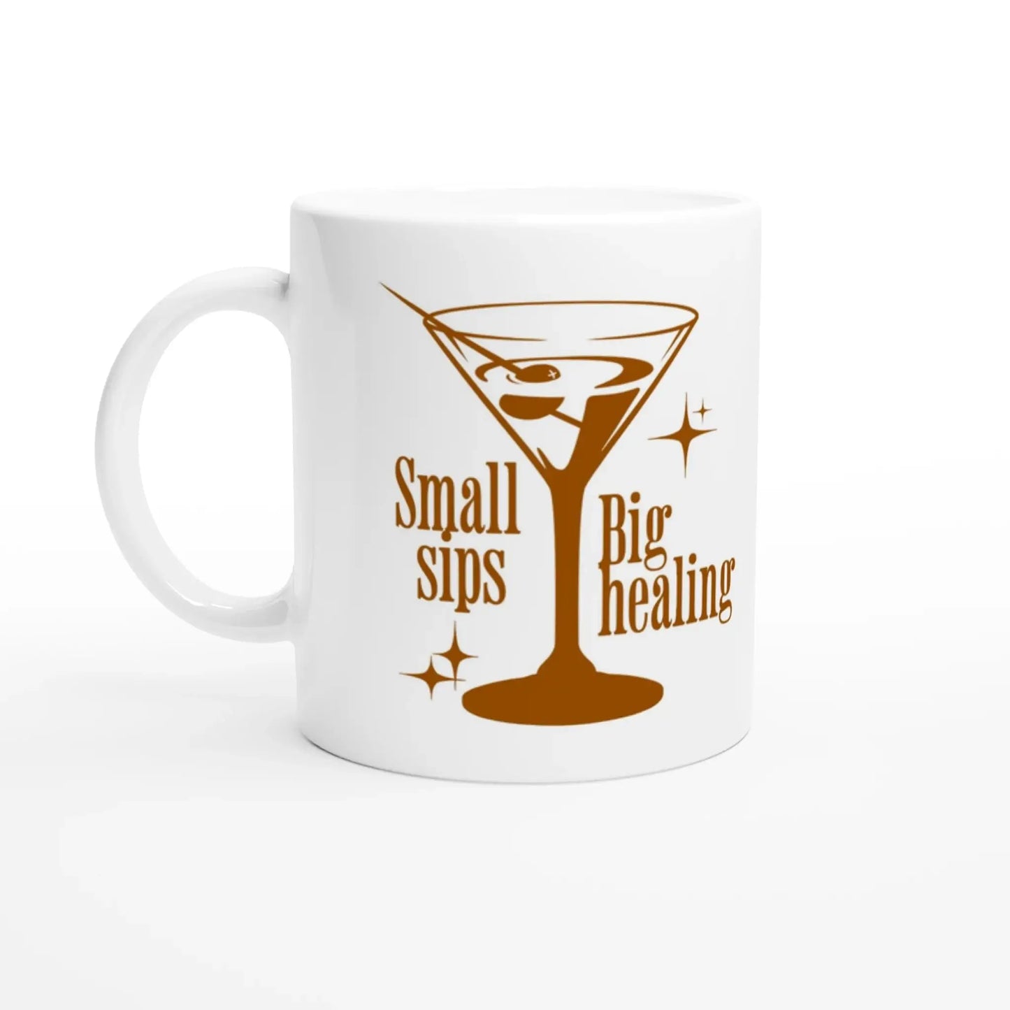 White 11oz Ceramic Mug - Mood In A Mug