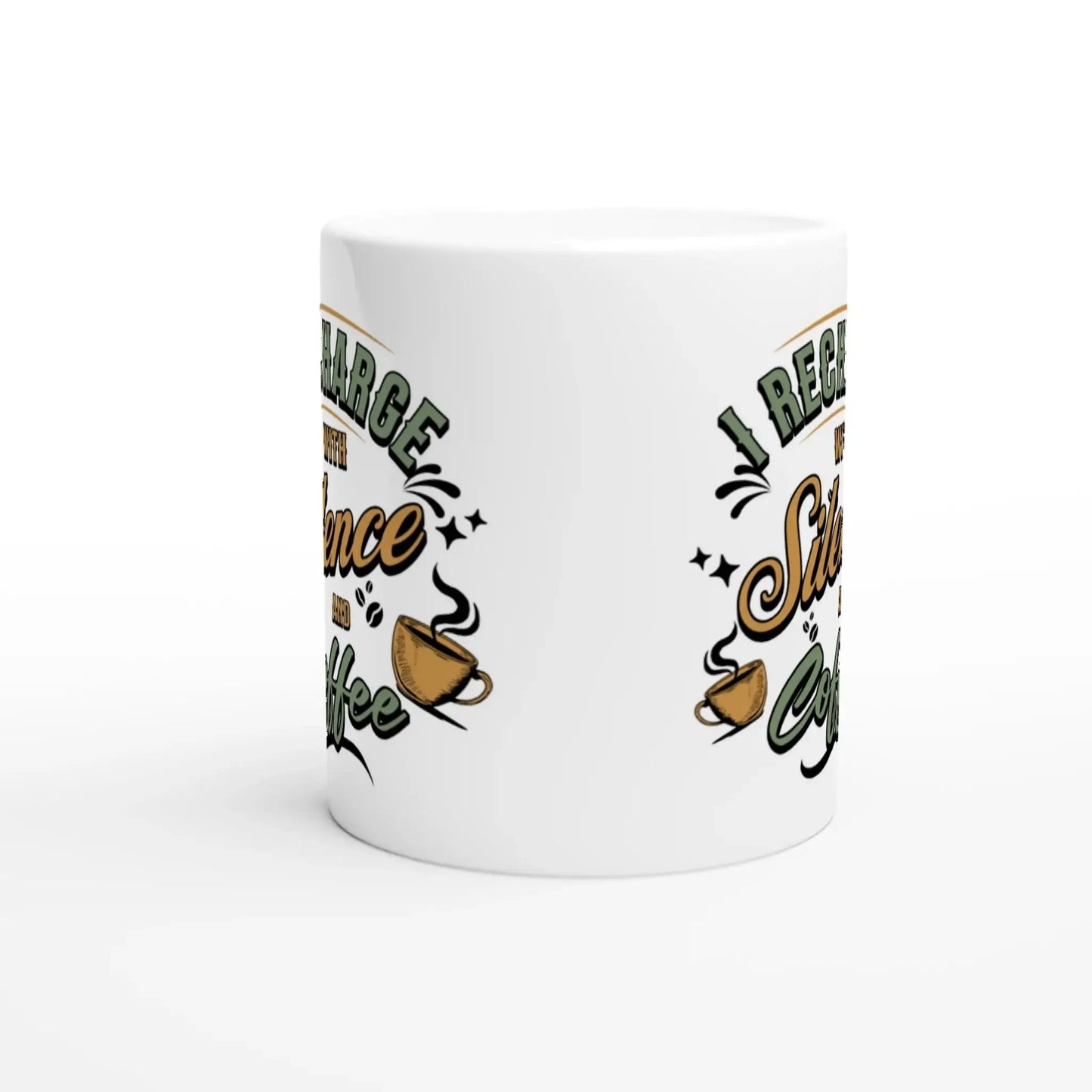 White 11oz Ceramic Mug - Mood In A Mug