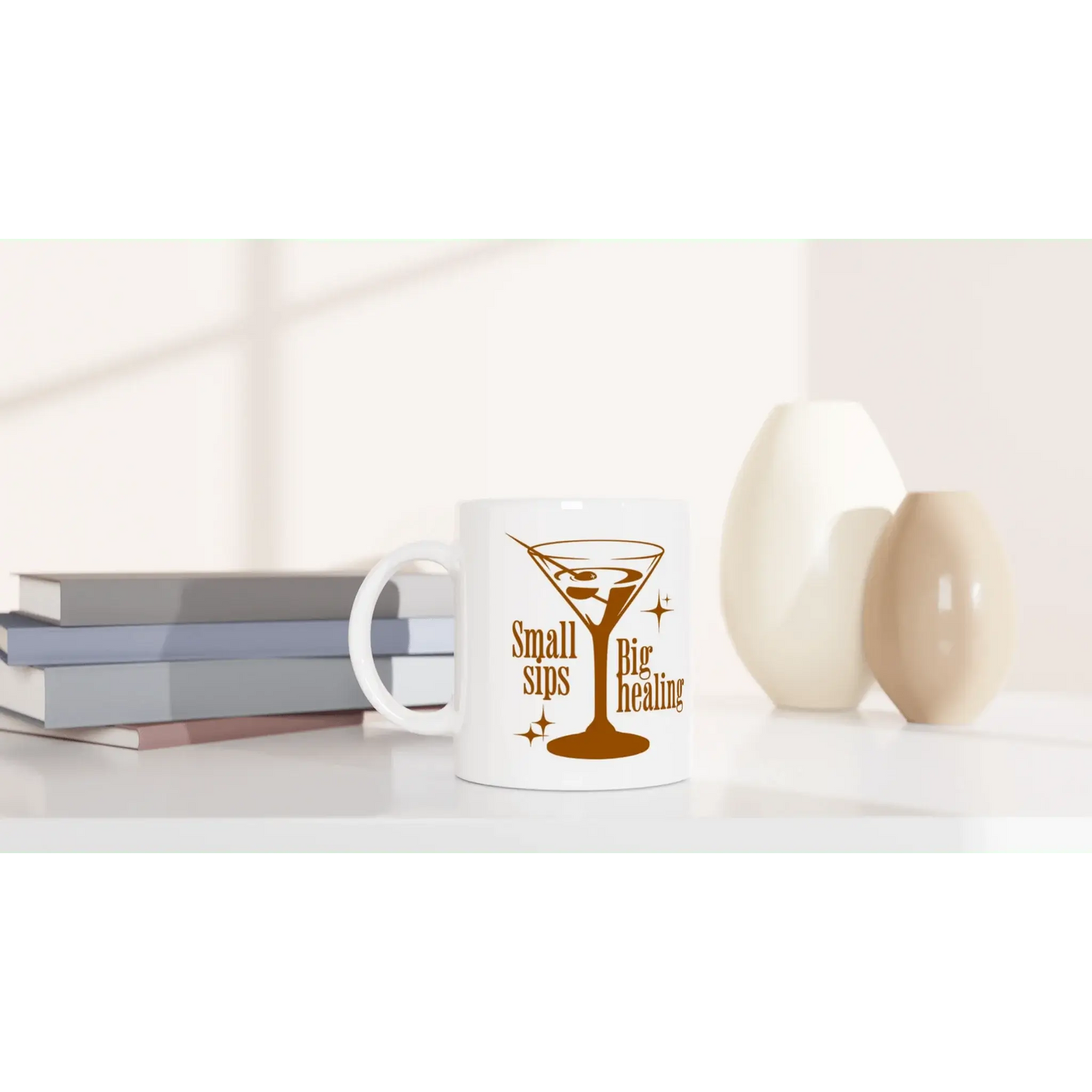 White 11oz Ceramic Mug - Mood In A Mug