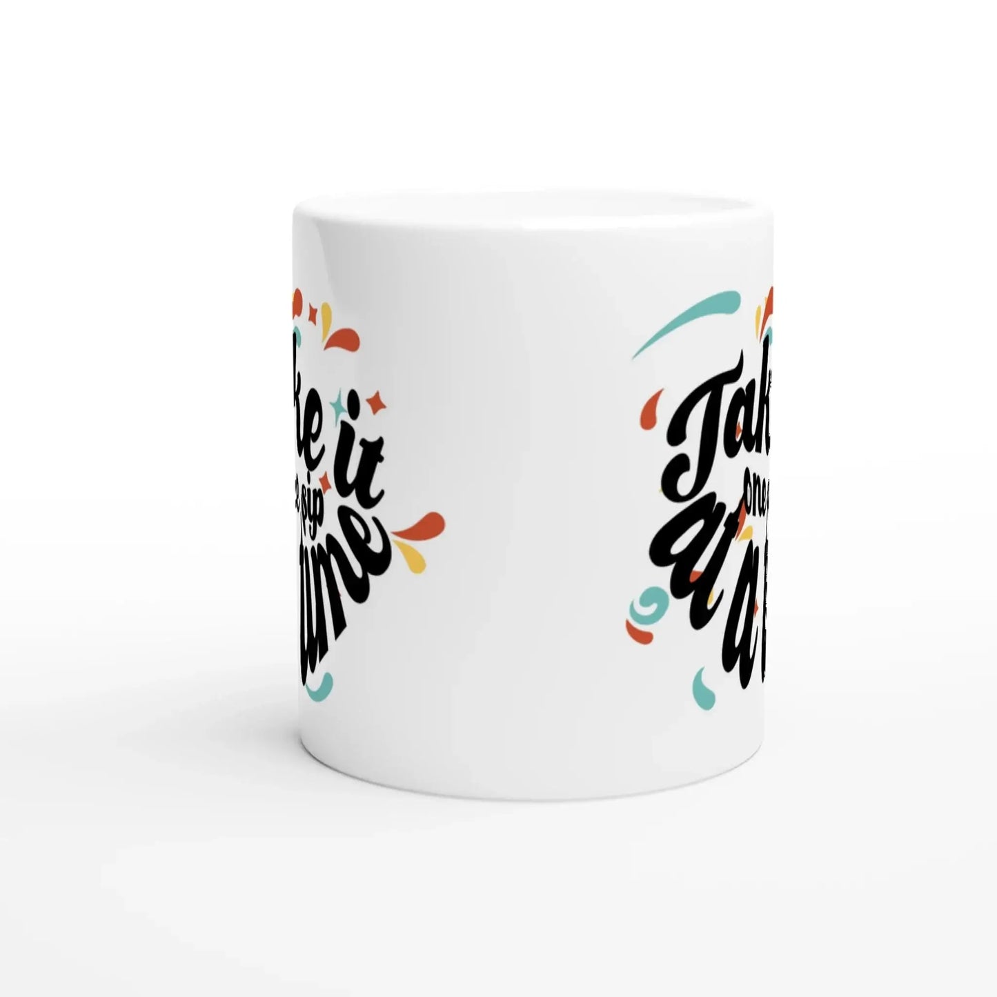 White 11oz Ceramic Mug - Mood In A Mug