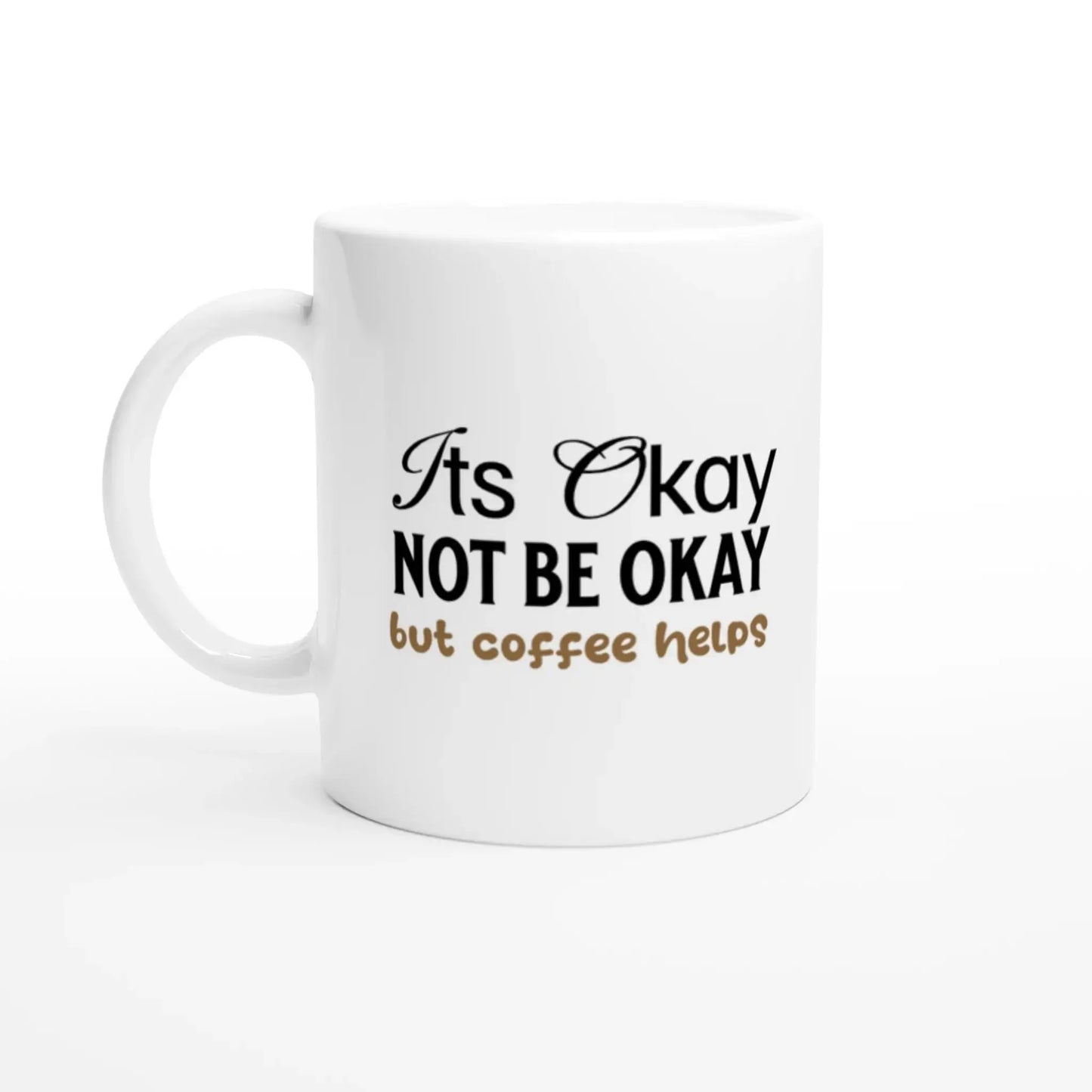 White 11oz Ceramic Mug - Mood In A Mug