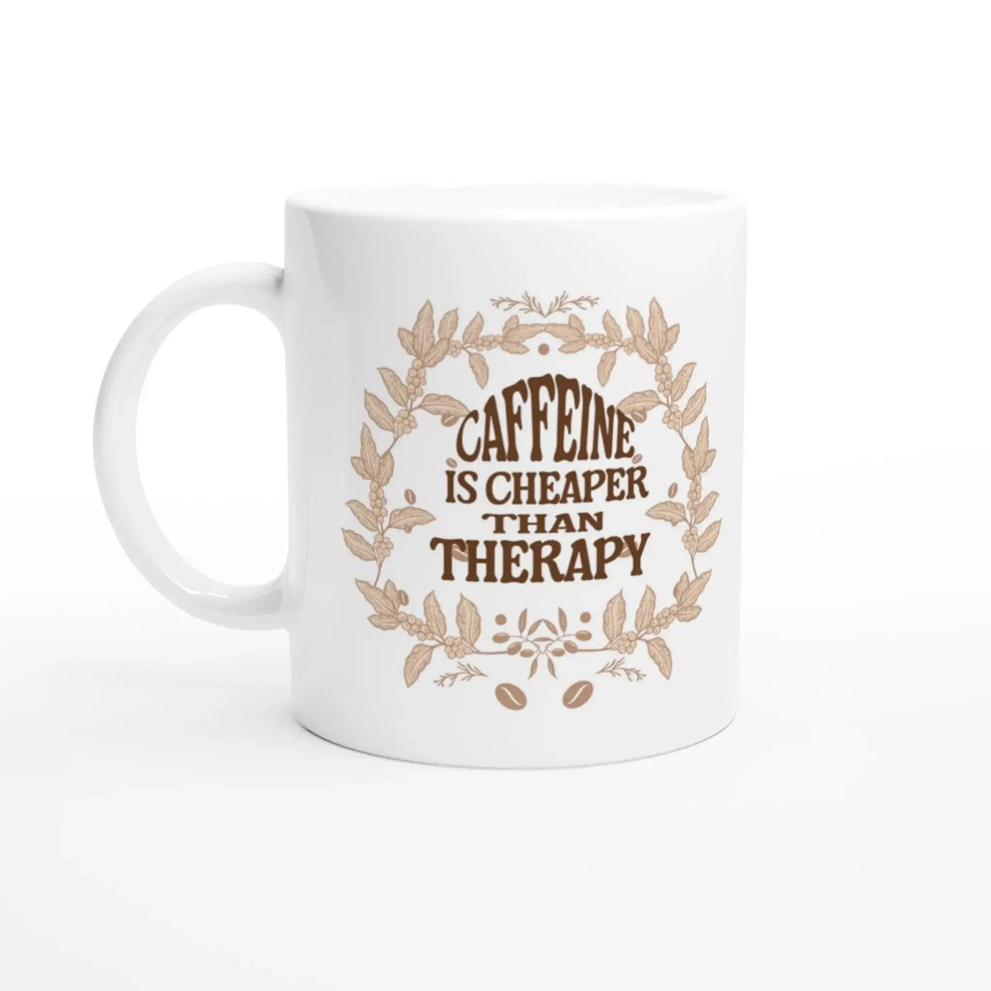 White 11oz Ceramic Mug - Mood In A Mug