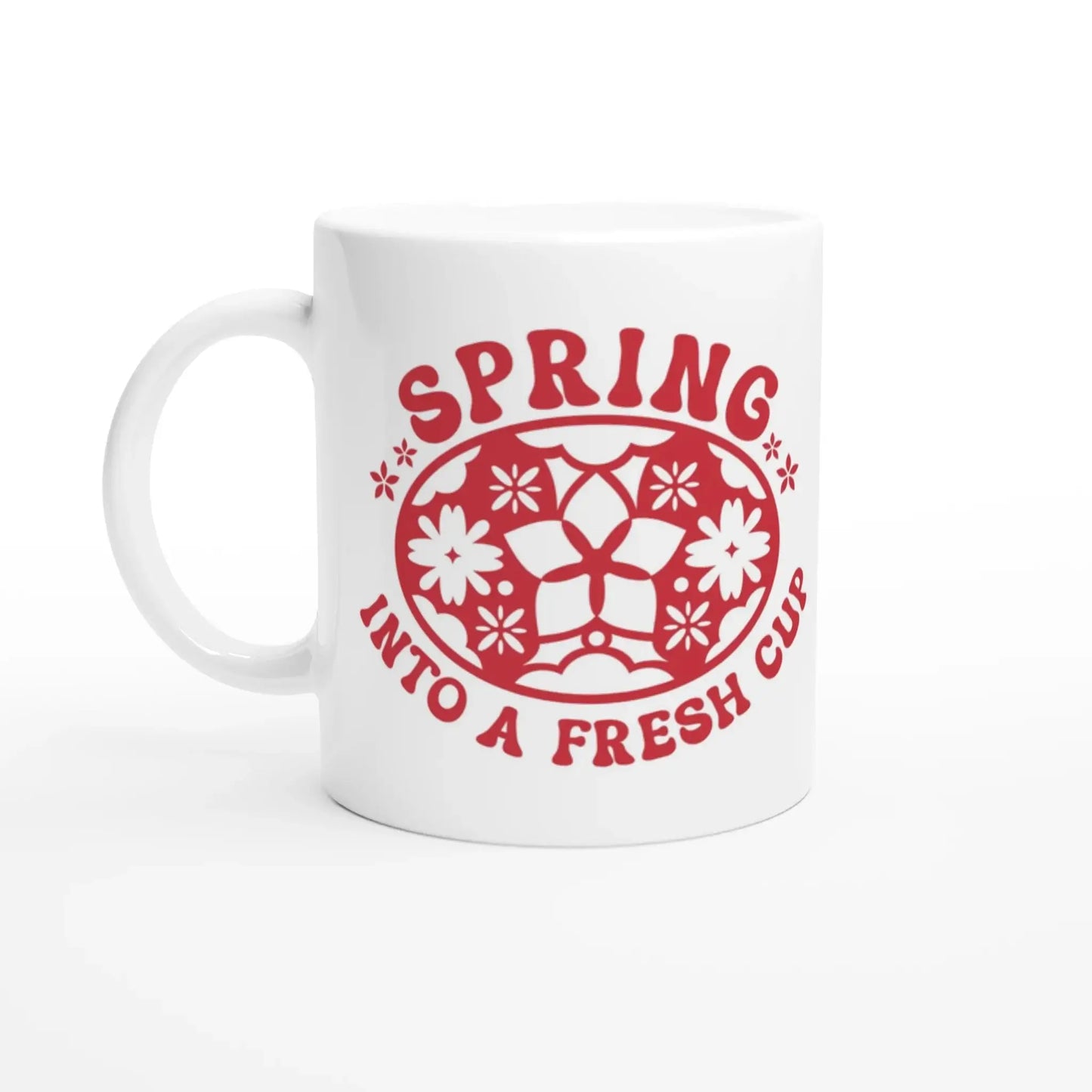 White 11oz Ceramic Mug - Mood In A Mug