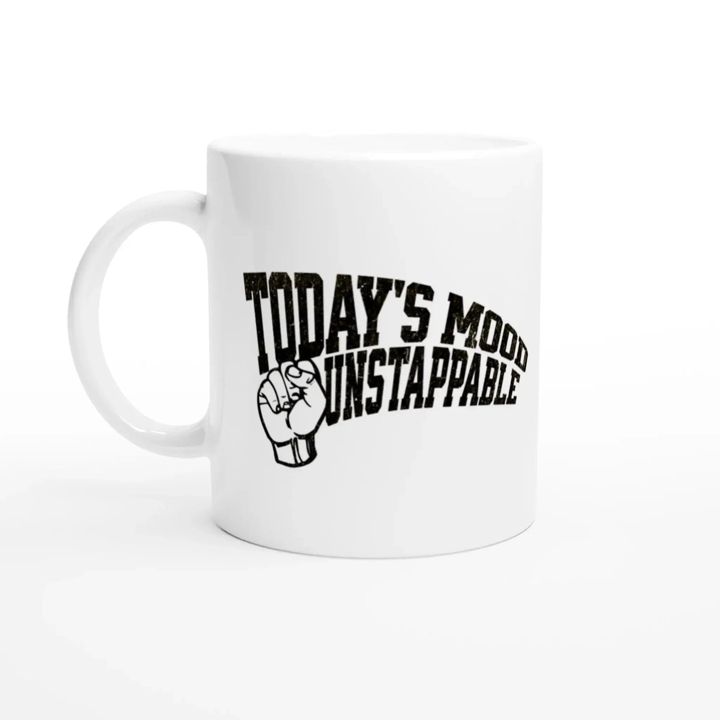 White 11oz Ceramic Mug - Mood In A Mug
