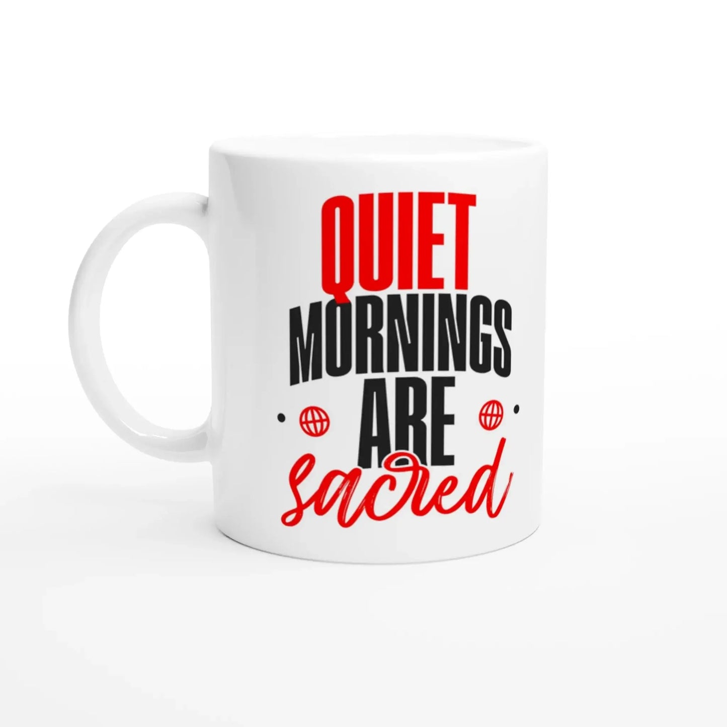 White 11oz Ceramic Mug - Mood In A Mug