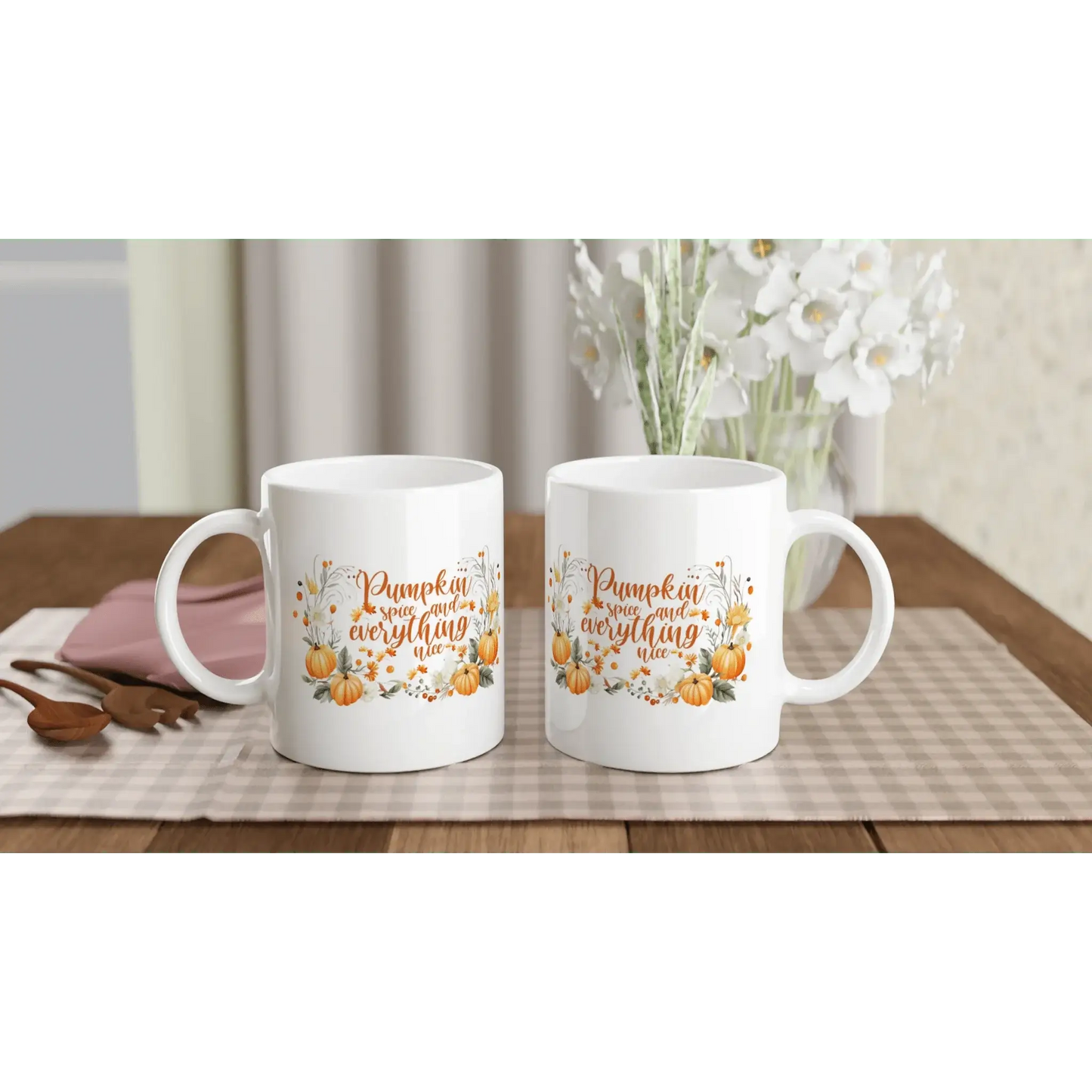 White 11oz Ceramic Mug - Mood In A Mug