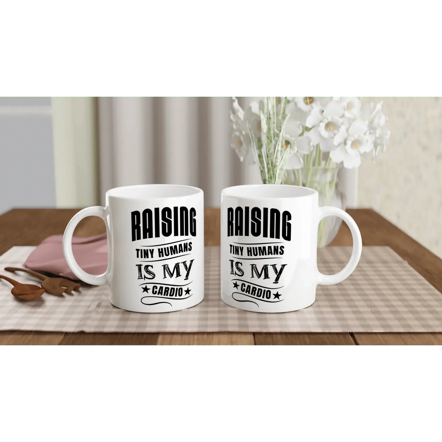 White 11oz Ceramic Mug - Mood In A Mug