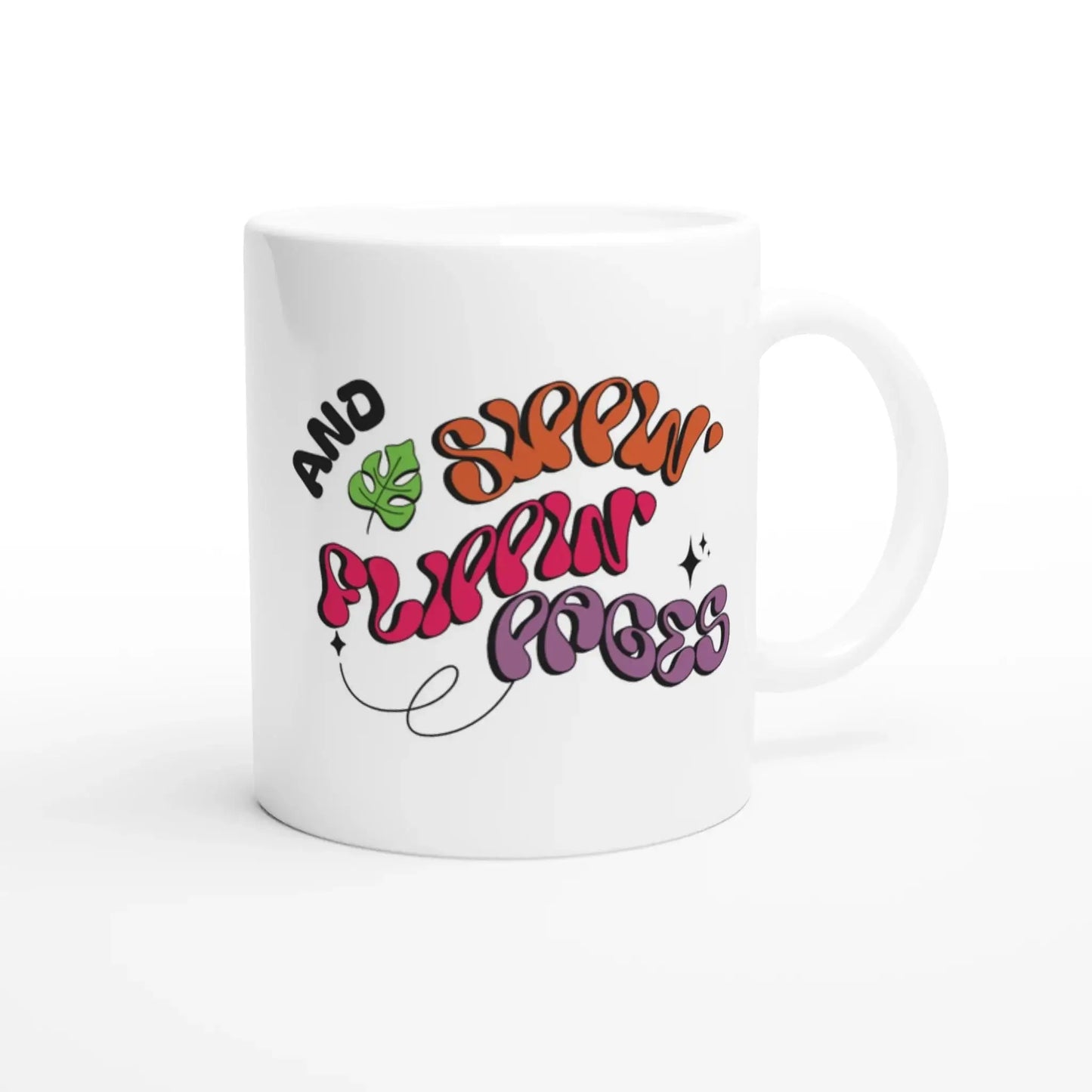 White 11oz Ceramic Mug - Mood In A Mug