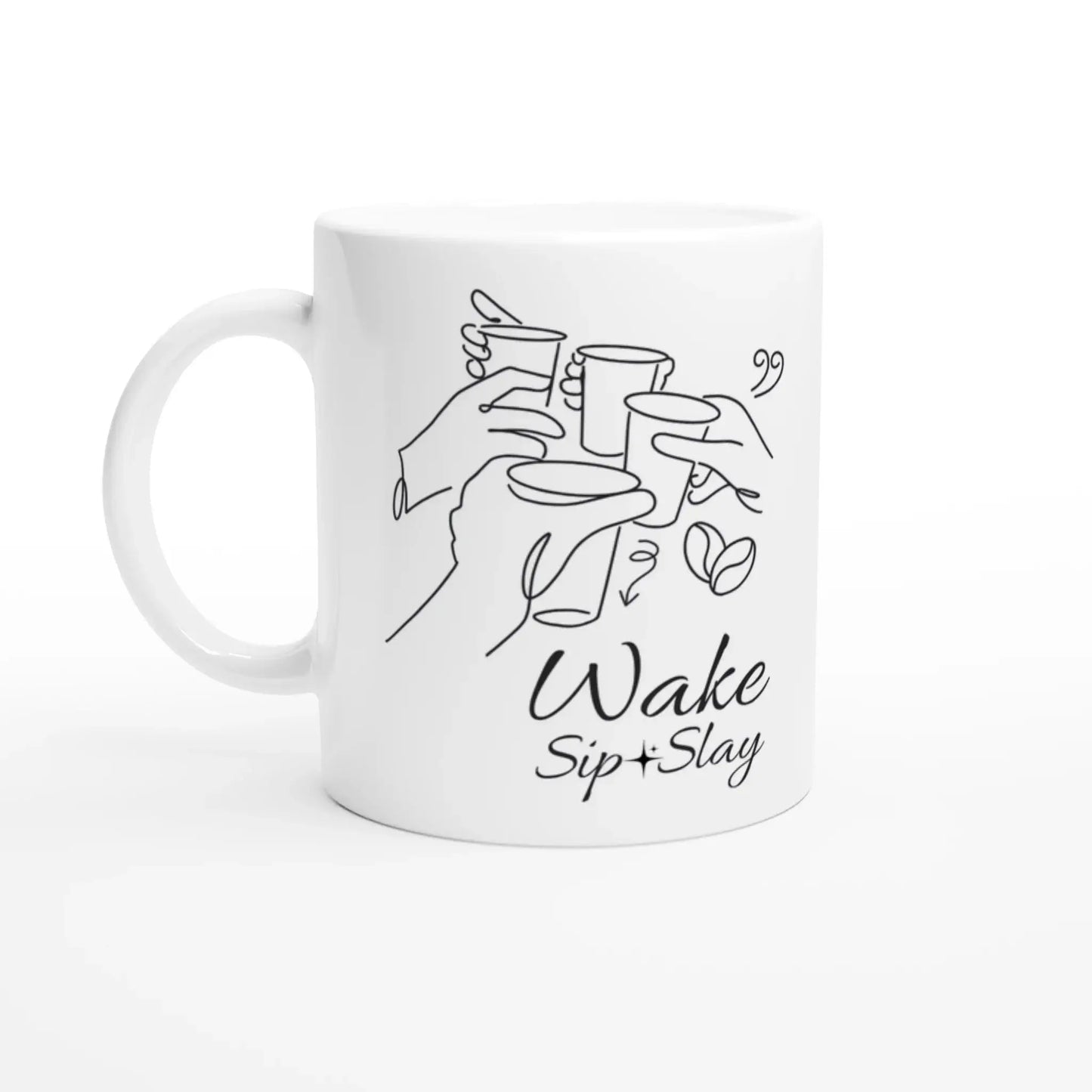 White 11oz Ceramic Mug - Mood In A Mug