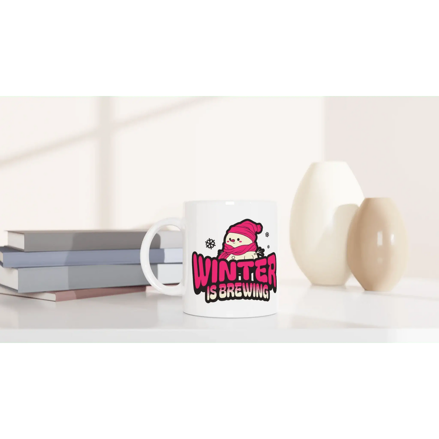 White 11oz Ceramic Mug - Mood In A Mug