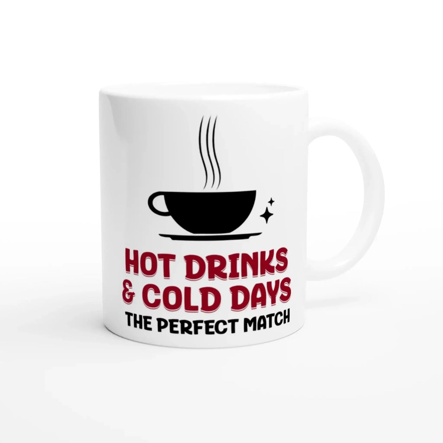White 11oz Ceramic Mug - Mood In A Mug