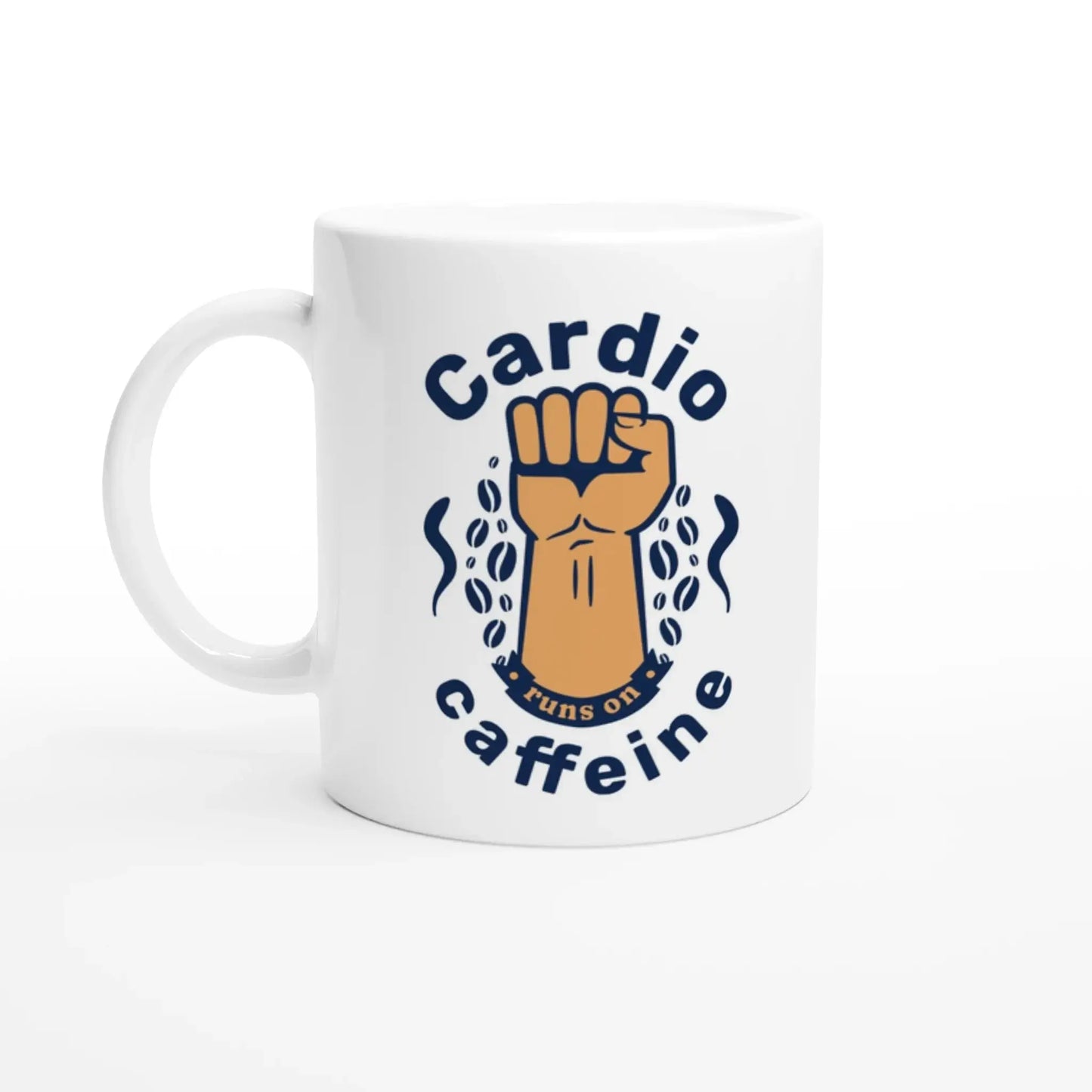 White 11oz Ceramic Mug - Mood In A Mug