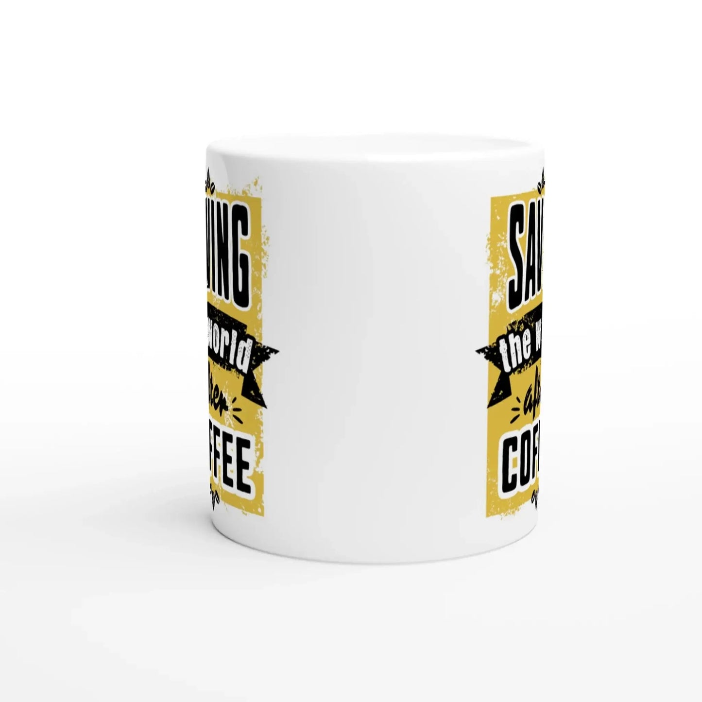 White 11oz Ceramic Mug - Mood In A Mug