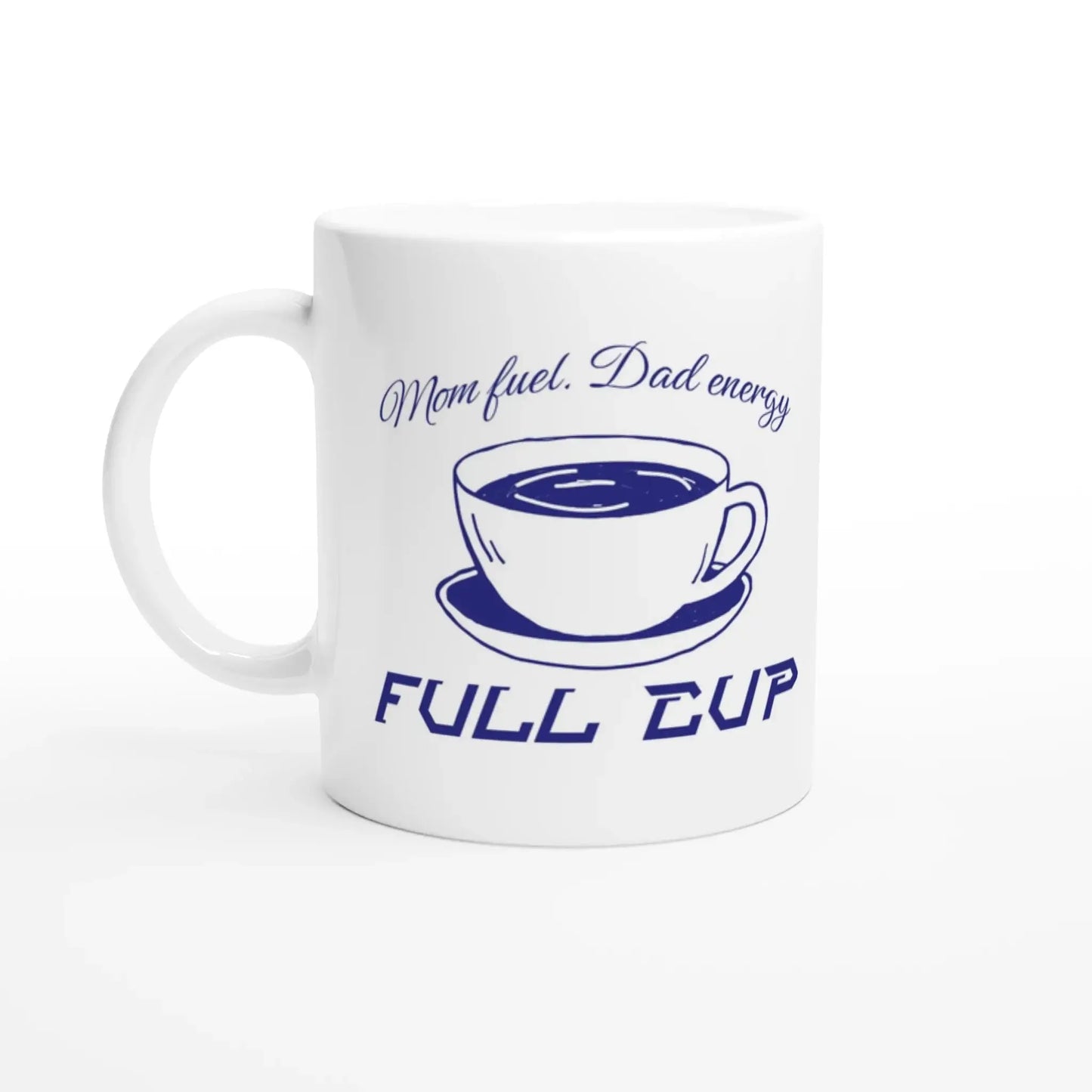 White 11oz Ceramic Mug - Mood In A Mug