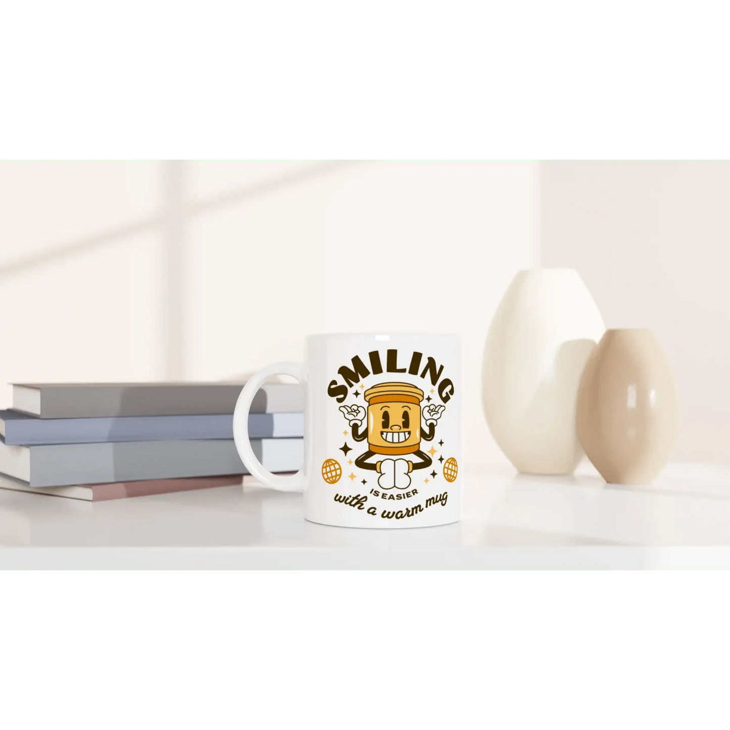 White 11oz Ceramic Mug - Mood In A Mug