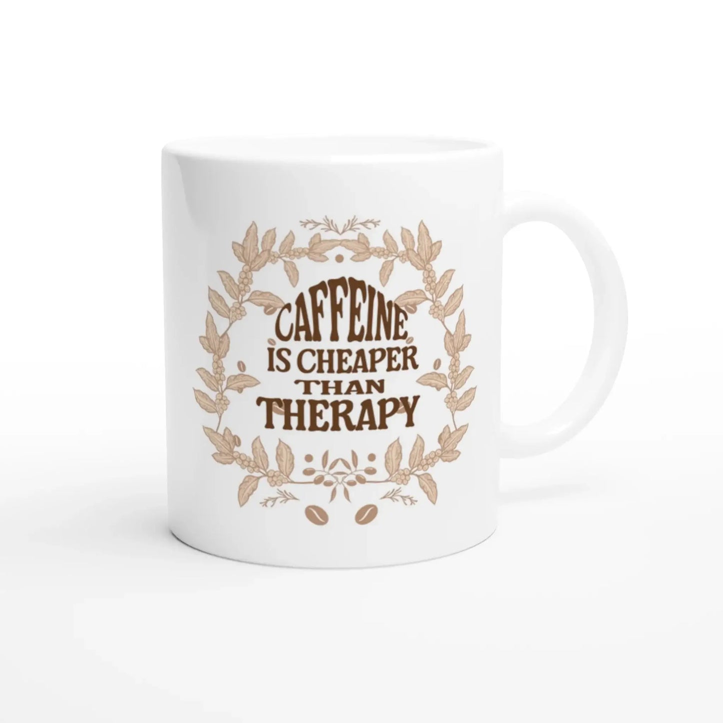 White 11oz Ceramic Mug - Mood In A Mug