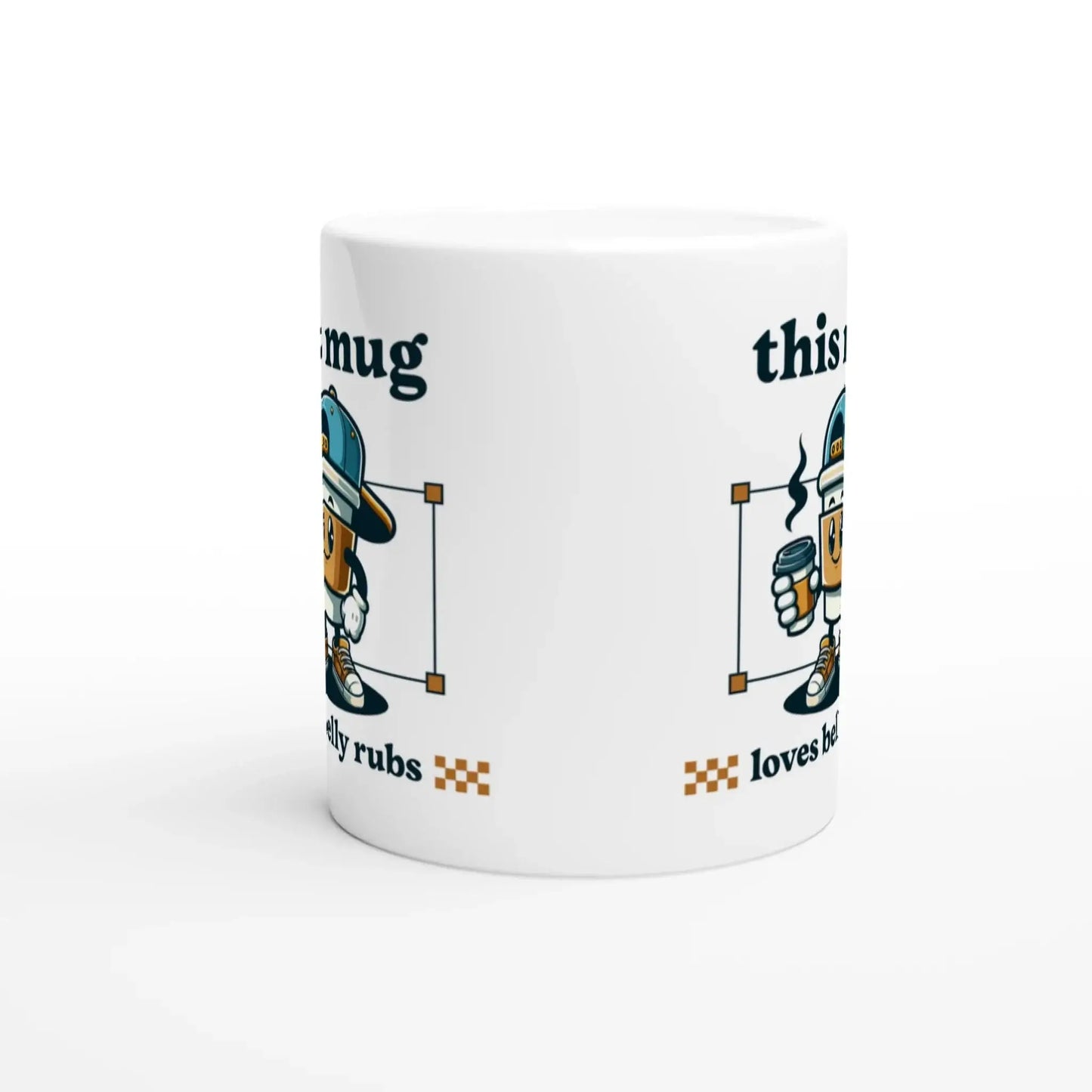 White 11oz Ceramic Mug - Mood In A Mug