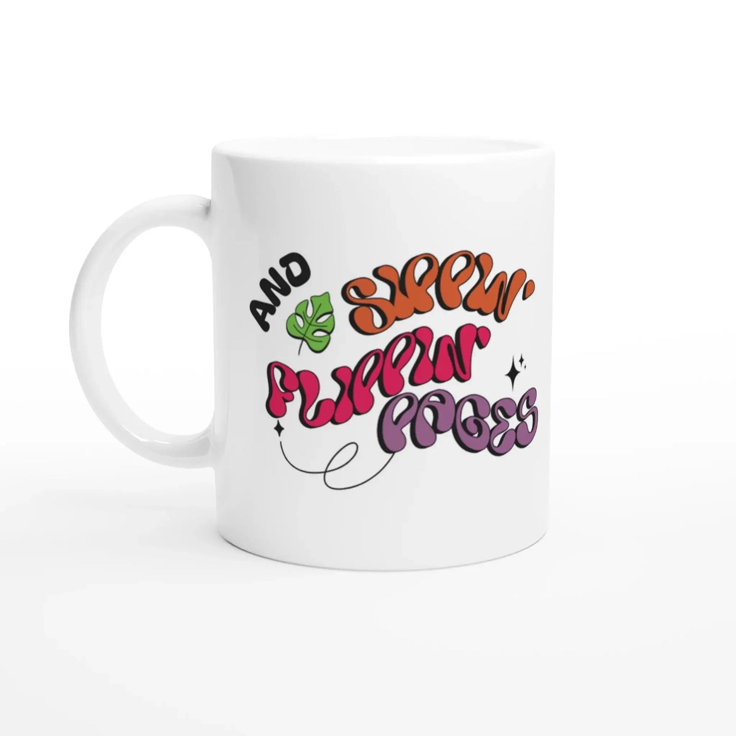 White 11oz Ceramic Mug - Mood In A Mug