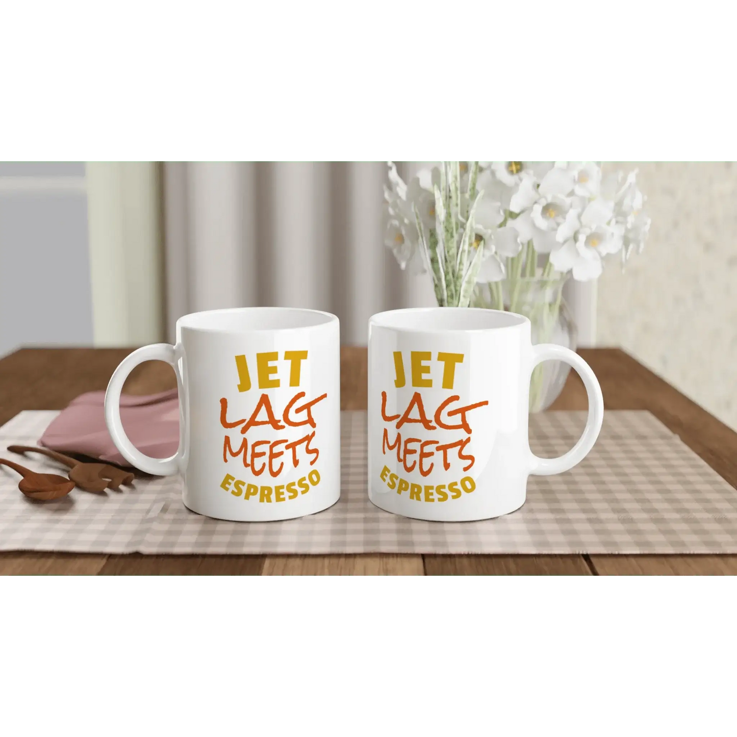 White 11oz Ceramic Mug - Mood In A Mug