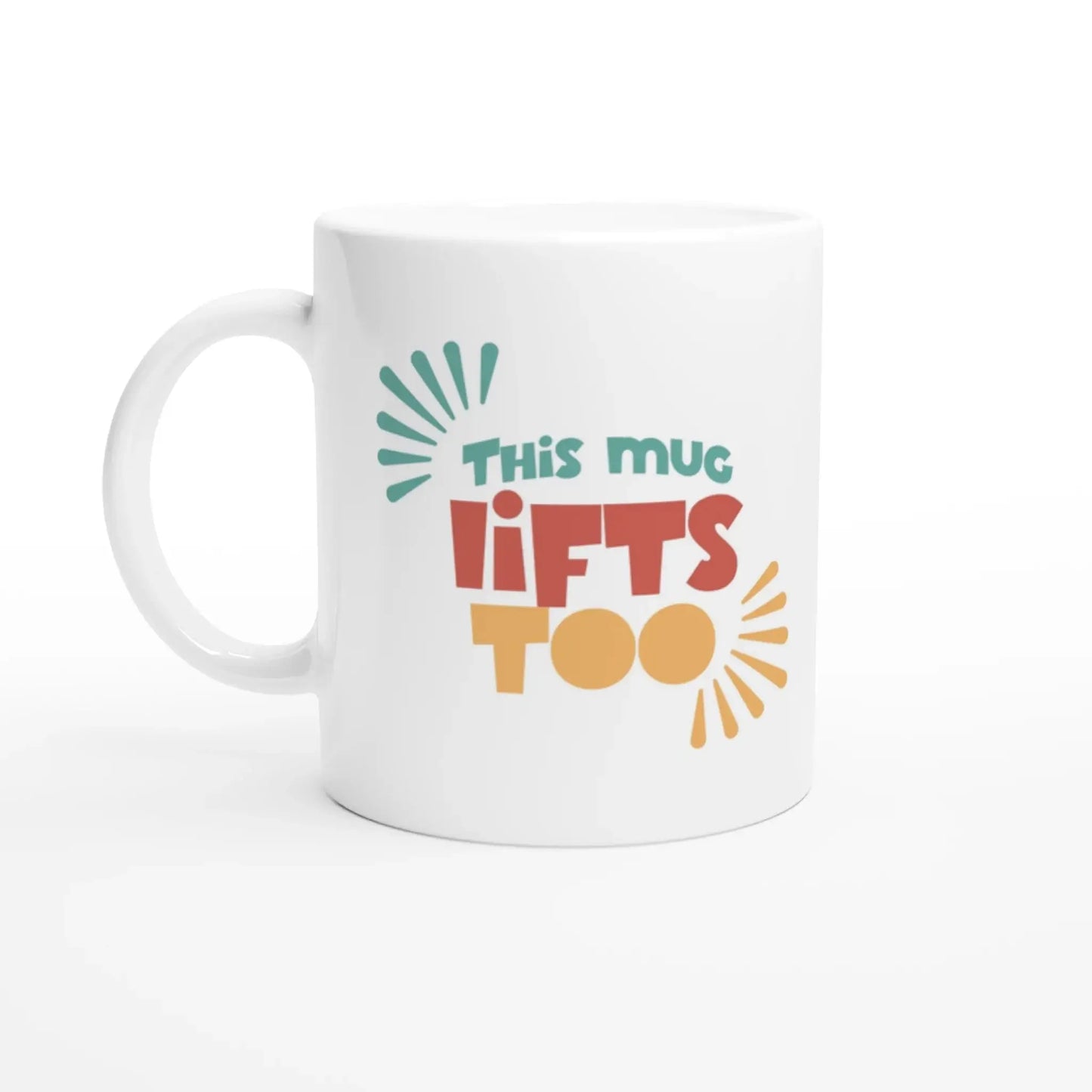 White 11oz Ceramic Mug - Mood In A Mug