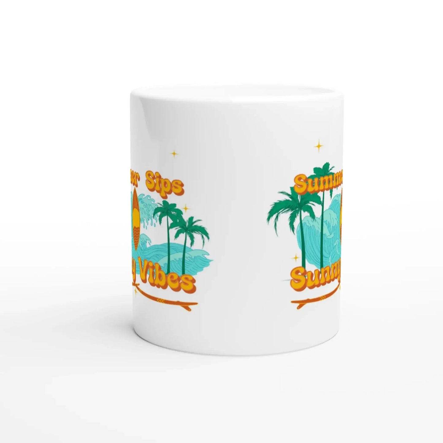 White 11oz Ceramic Mug - Mood In A Mug