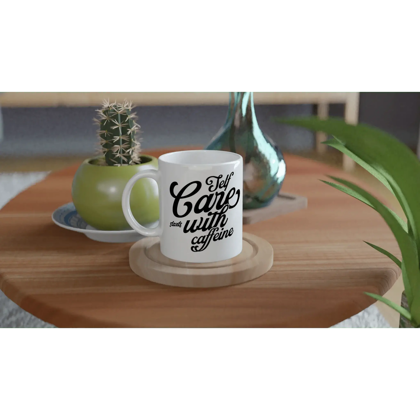 White 11oz Ceramic Mug - Mood In A Mug
