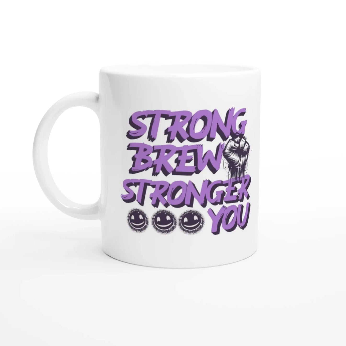 White 11oz Ceramic Mug - Mood In A Mug