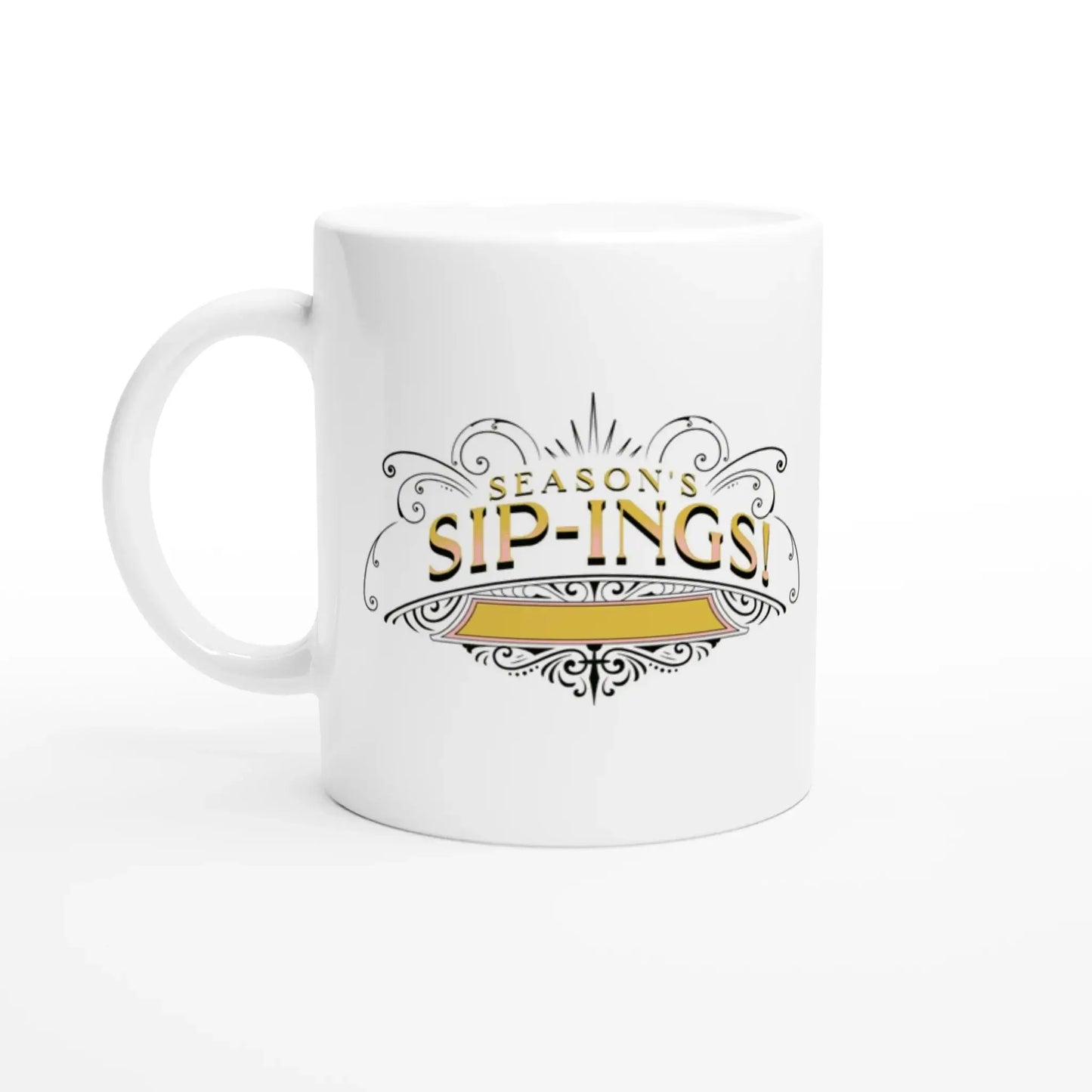 White 11oz Ceramic Mug - Mood In A Mug