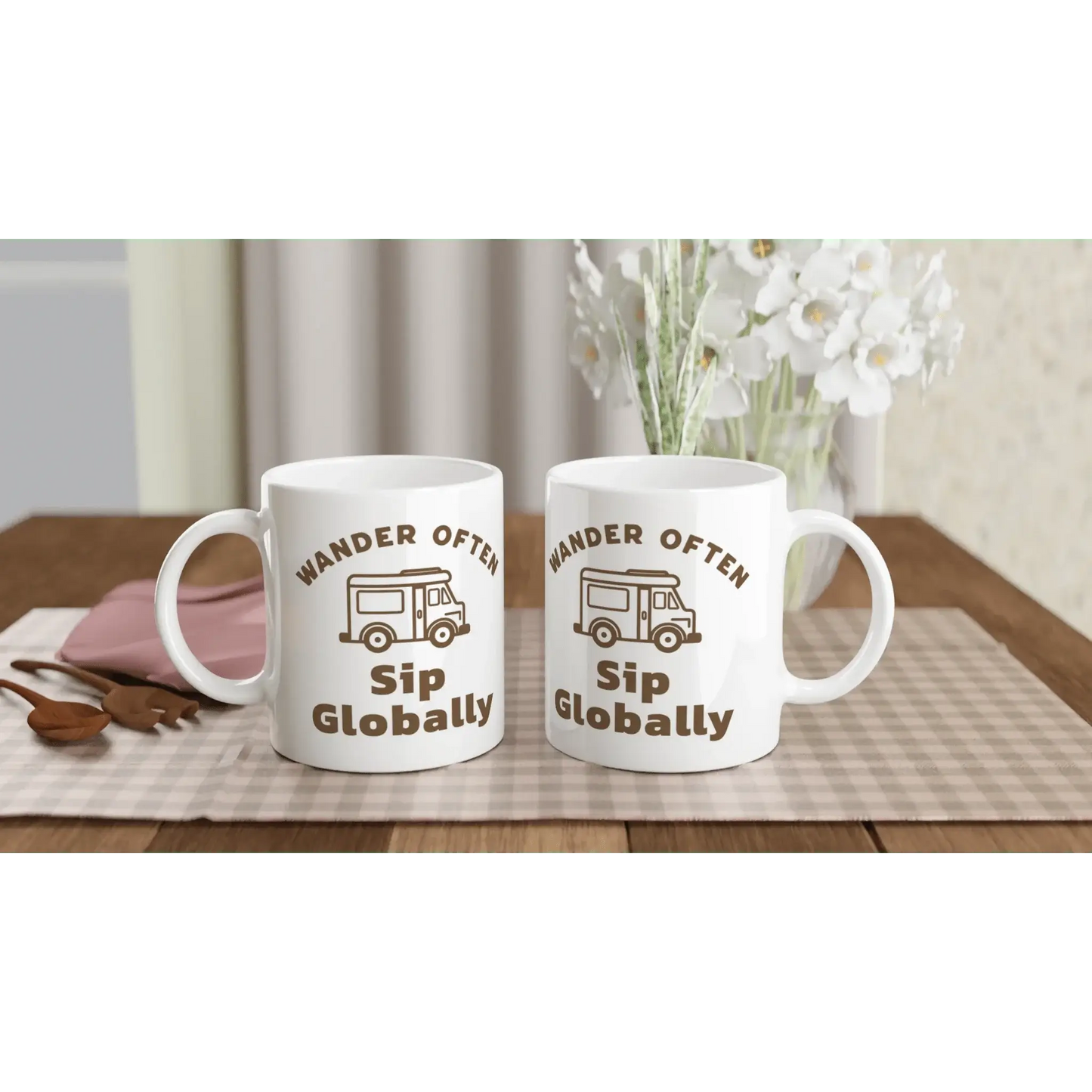 White 11oz Ceramic Mug - Mood In A Mug